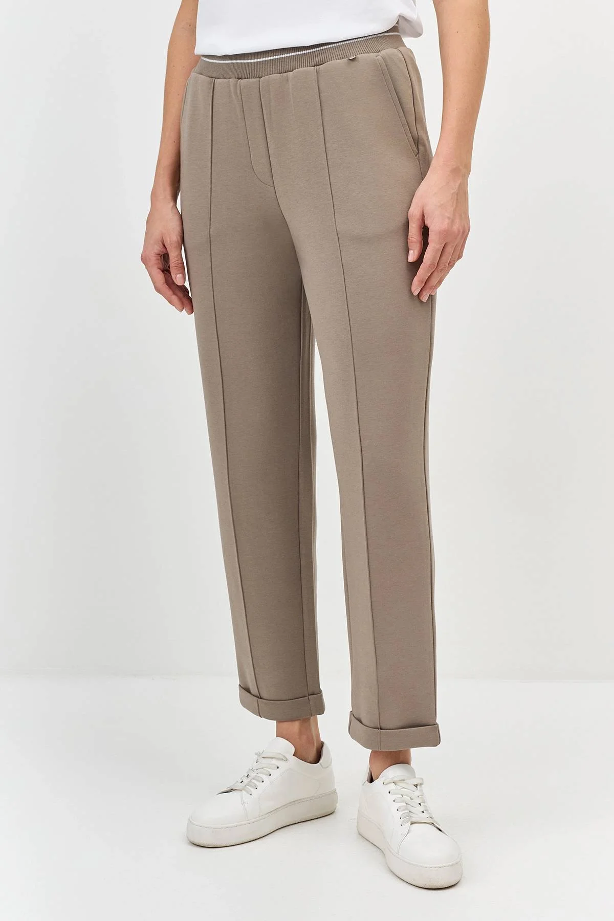 Лимитрированная серия трикотажные брюки из хлопкового джерси и ремень, 38