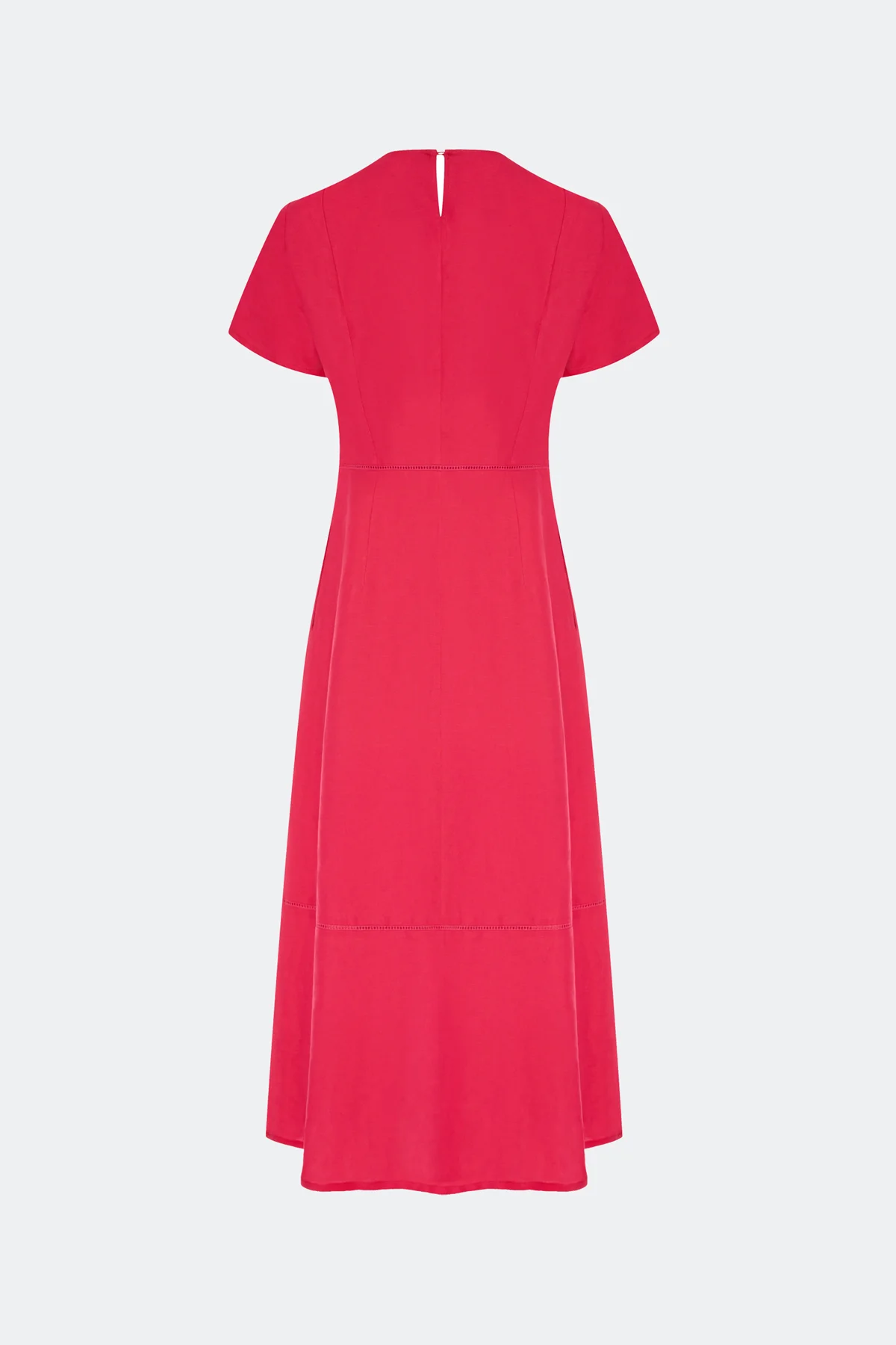 Яркое платье с кантом мережка, 38