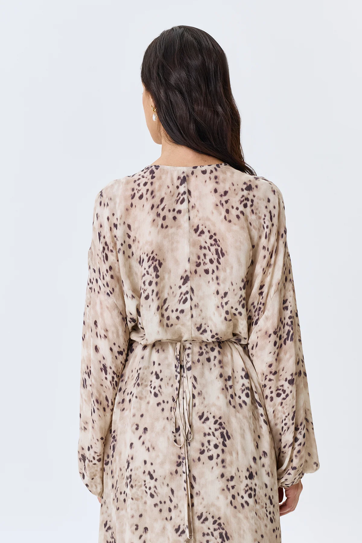 Платье с нежным ажурным принтом, 52