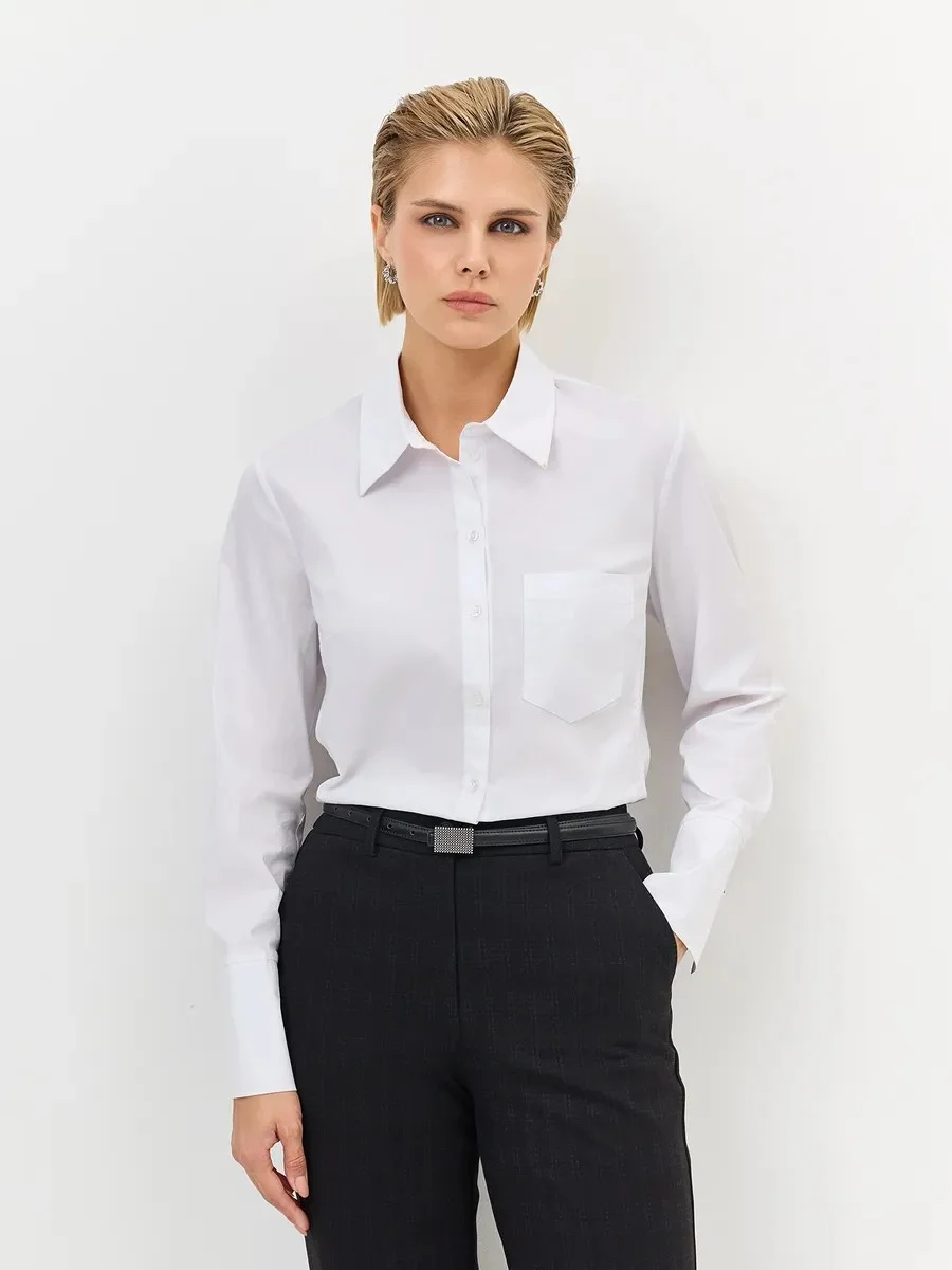 Узкий кожаный ремень с украшенной пряжкой, S