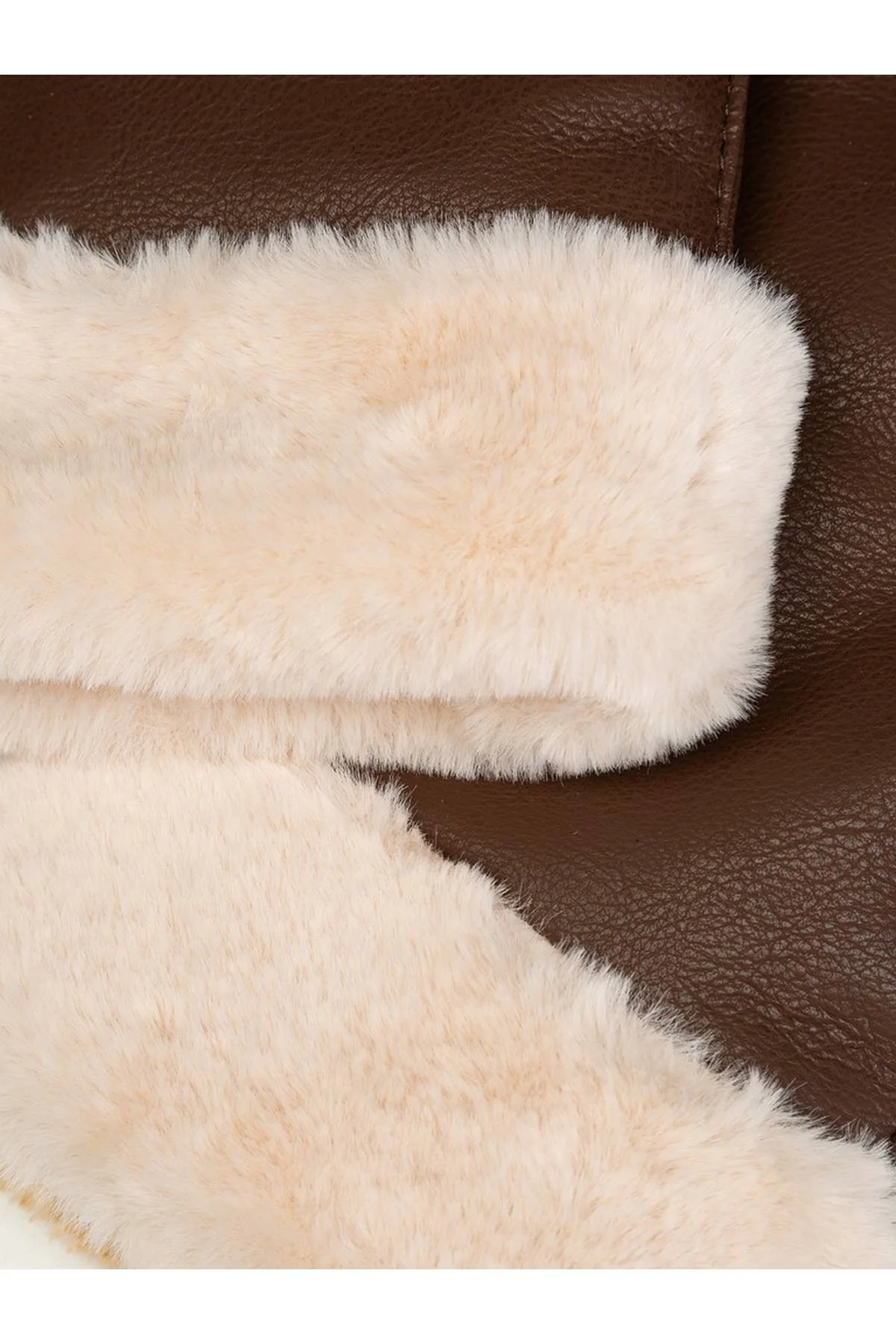 Рукавицы коричневые, S