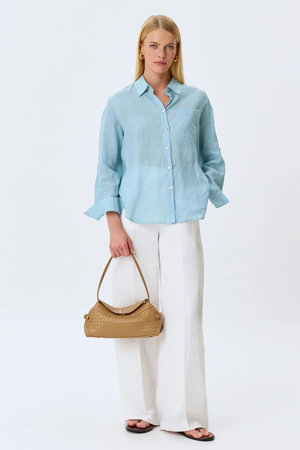 Плетеная сумка кроссбоди, One