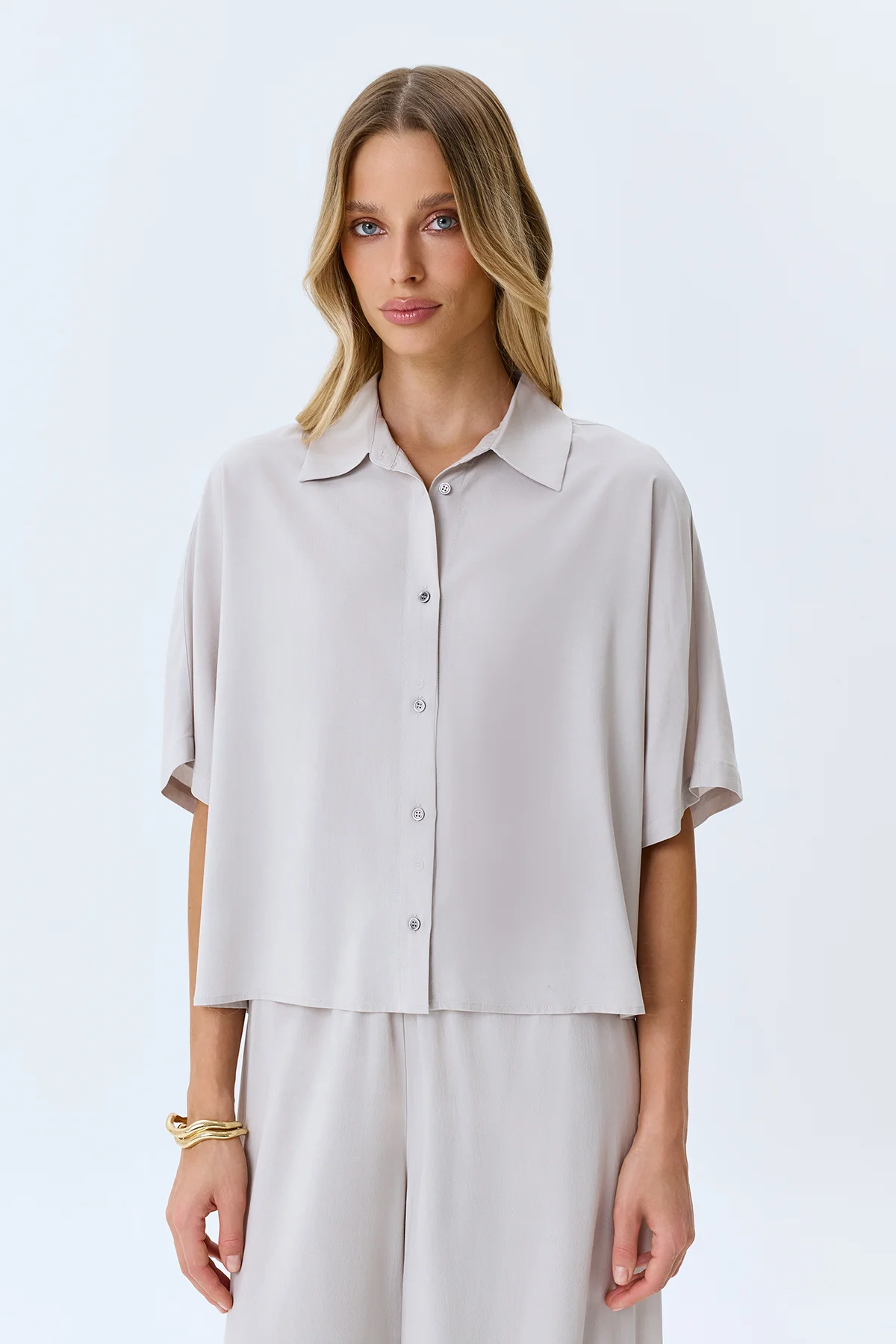 Укороченная блузка из района, 42