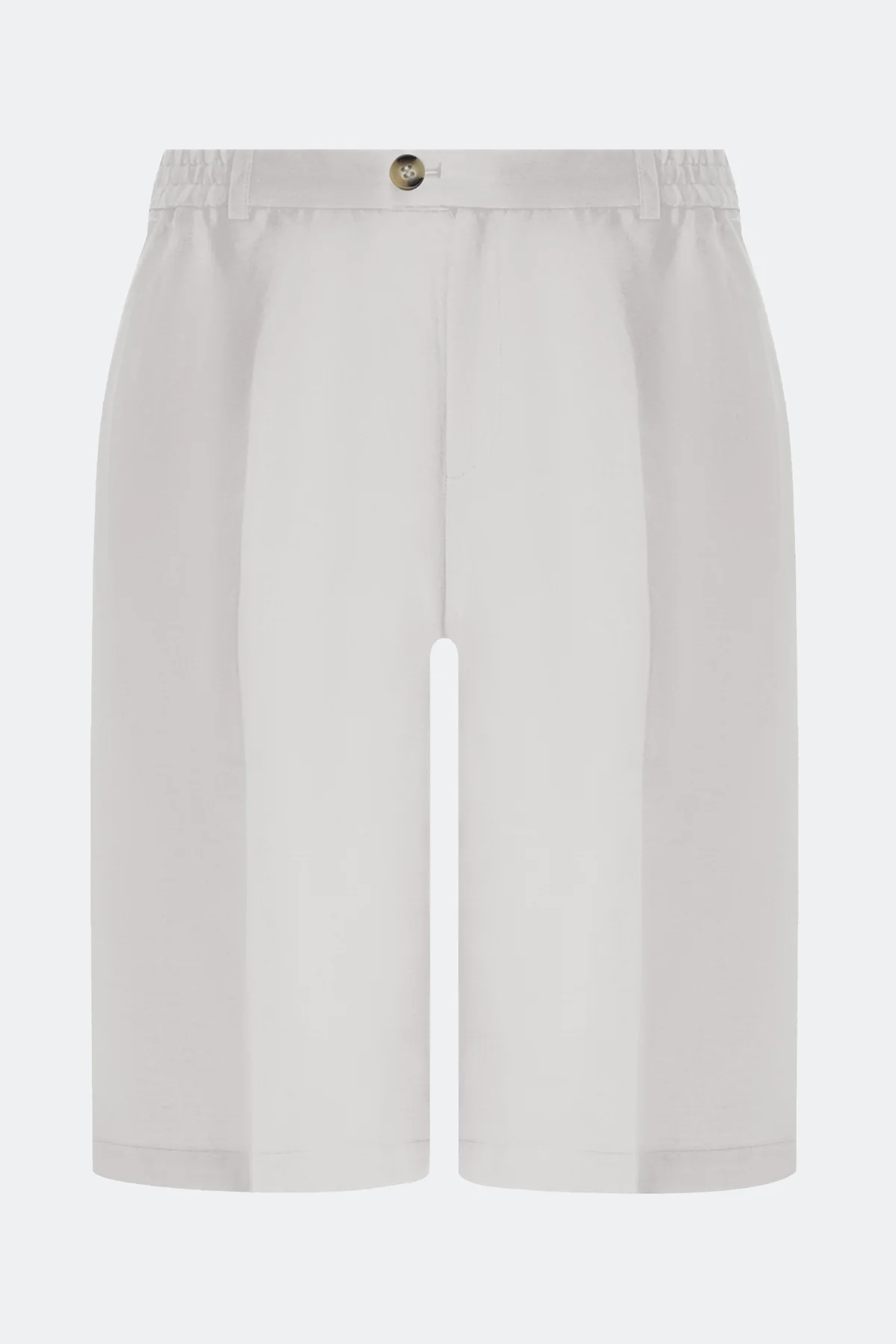 Шорты-бермуды из смесового льна, 40