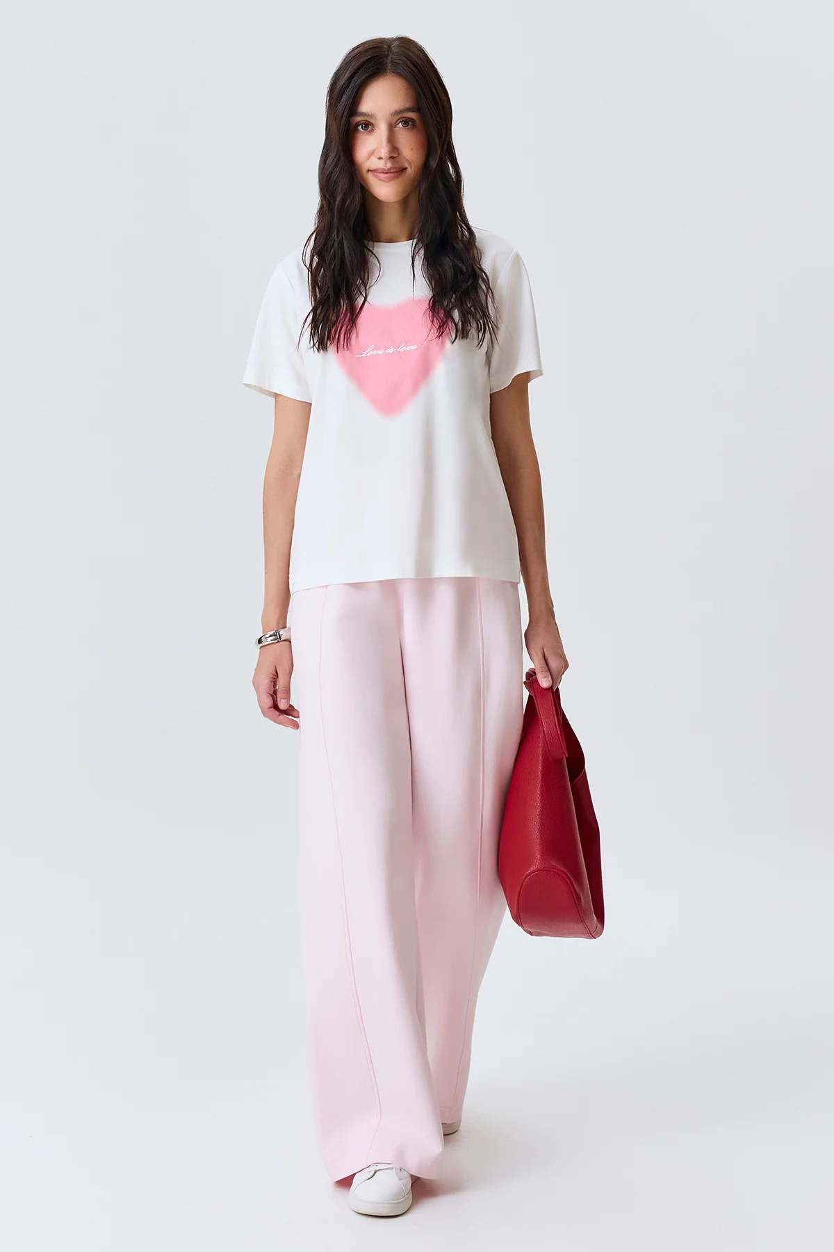 Футболка с принтом "сердце", 46