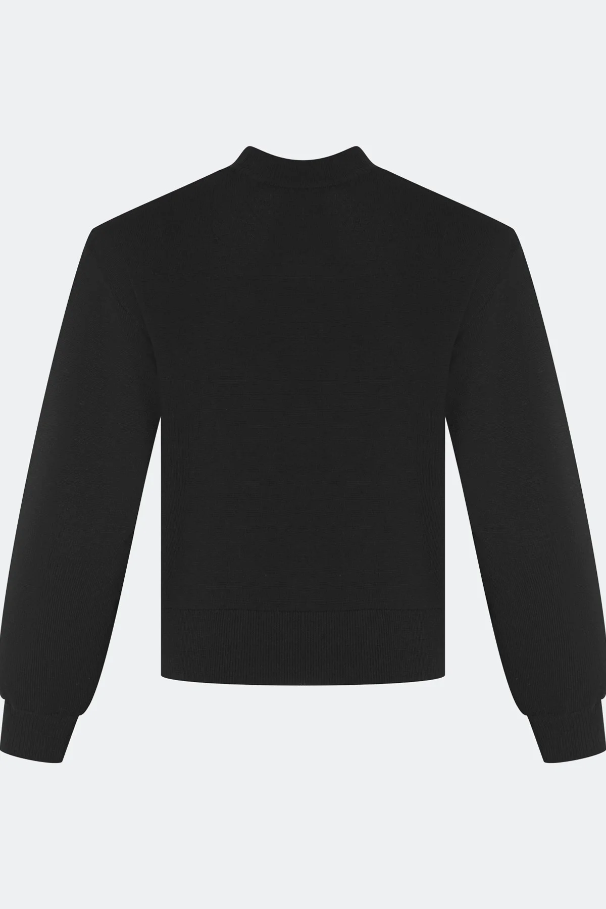 Вязаный бомбер из поливискозной пряжи, 42