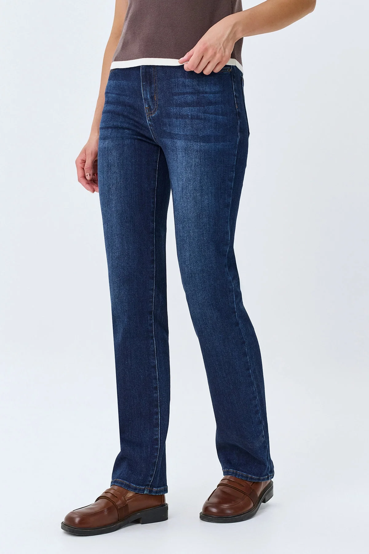Базовые джинсы Straight fit, 52