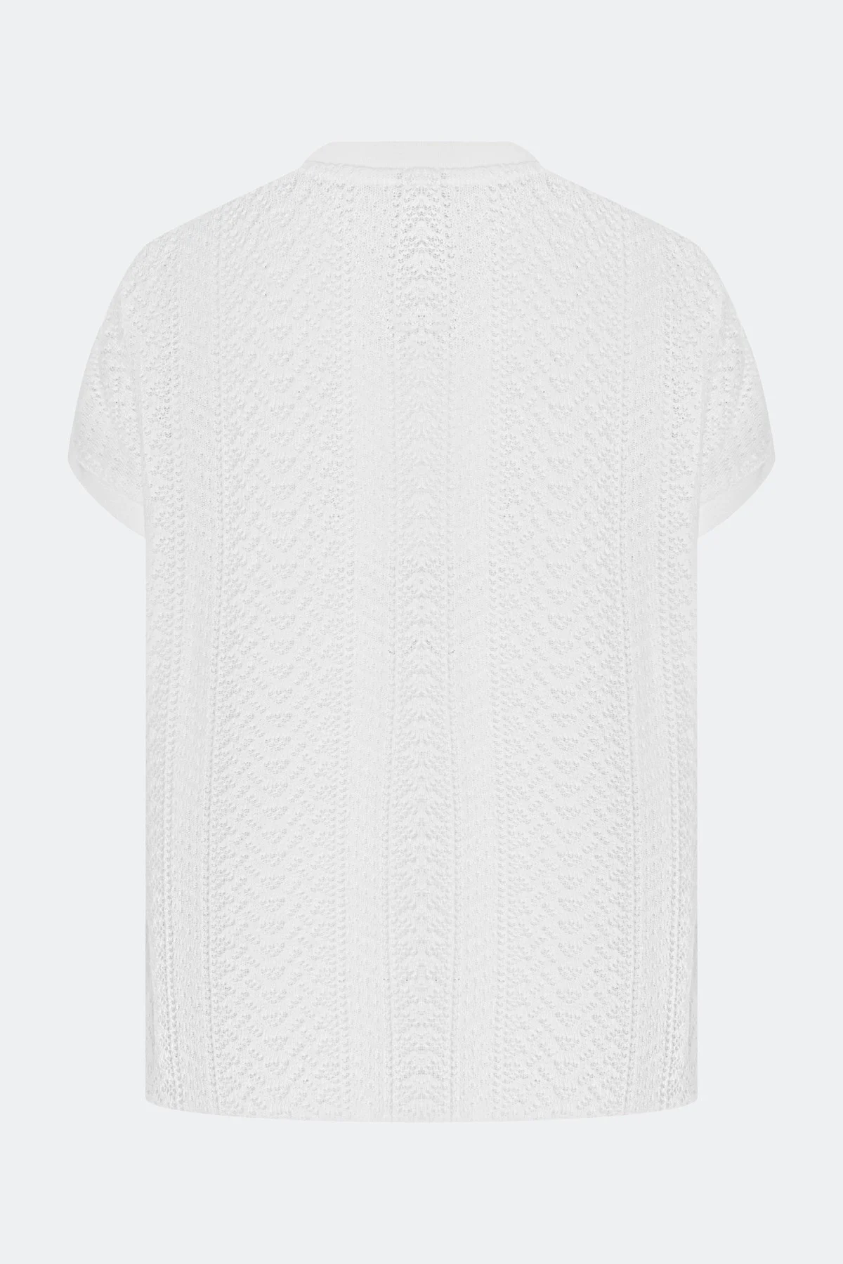 Ажурный вязаный джемпер, 38