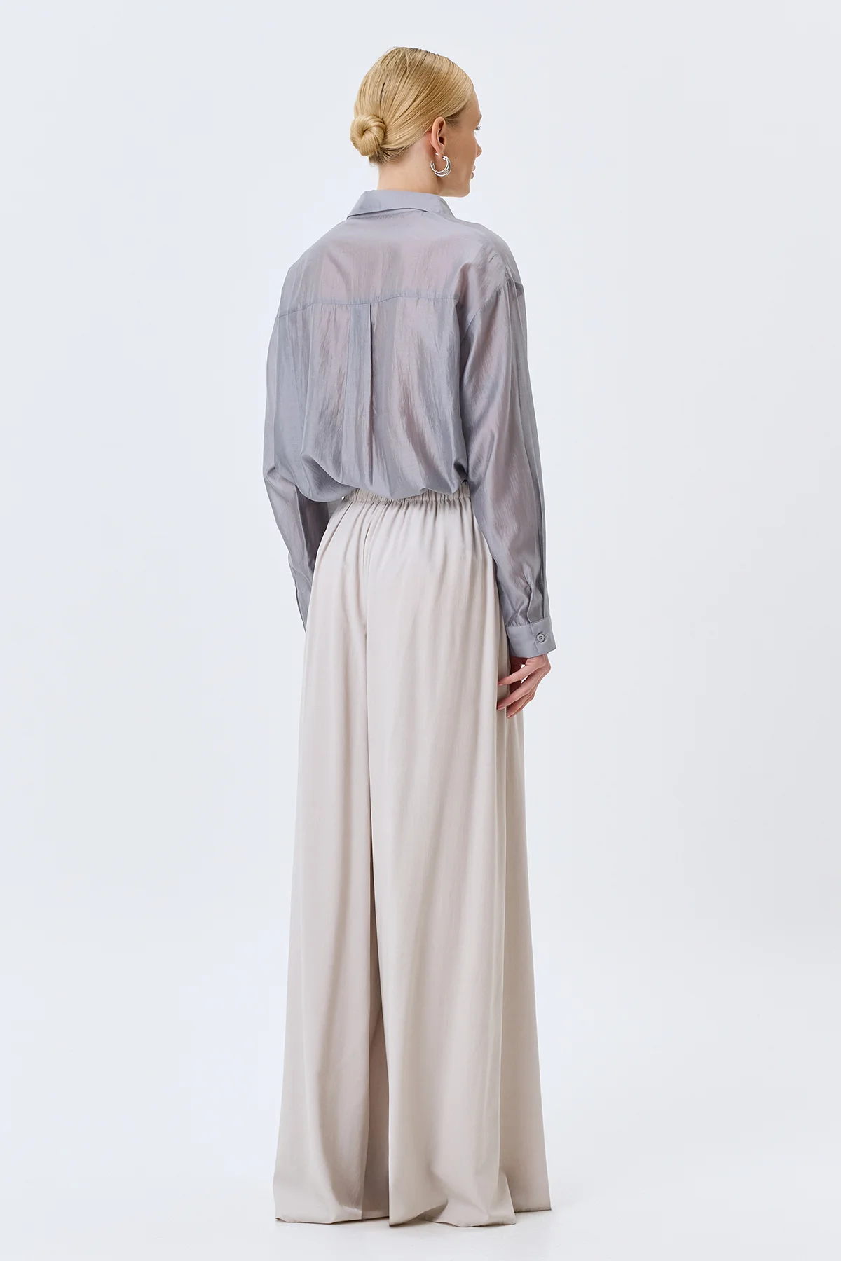 Широкие брюки-палаццо, 48