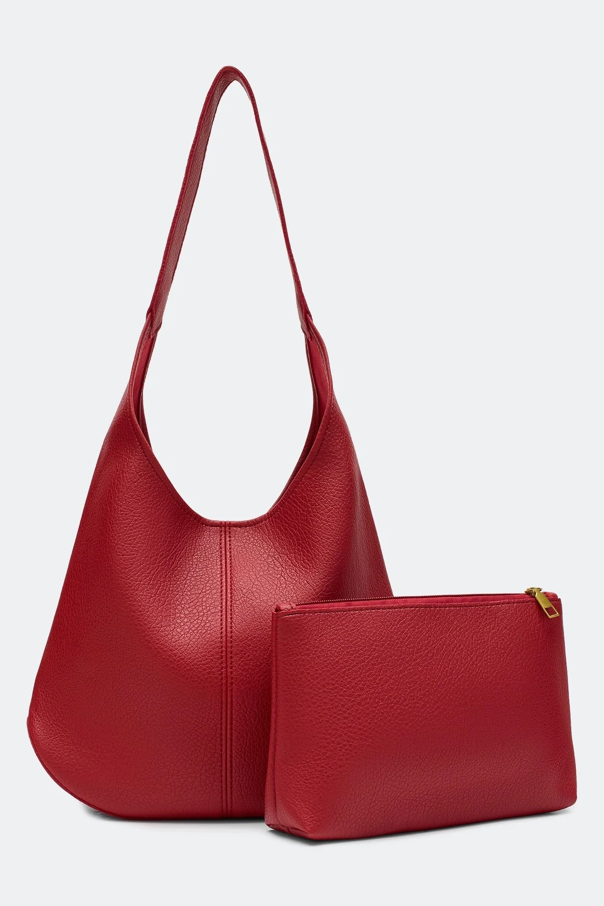 Яркий комплект из сумки и косметички, One