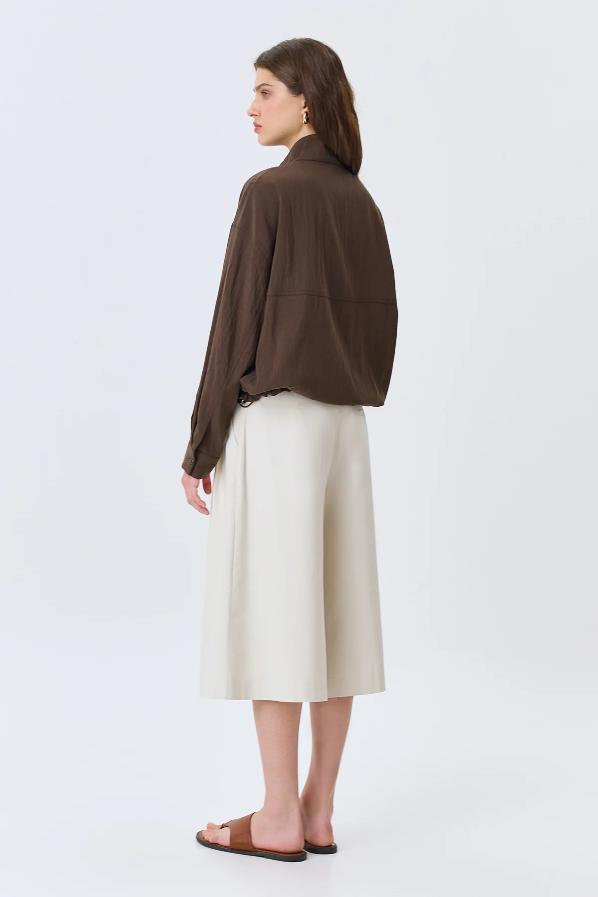 Удлиненные бермуды из лиоцелла и хлопка, 52