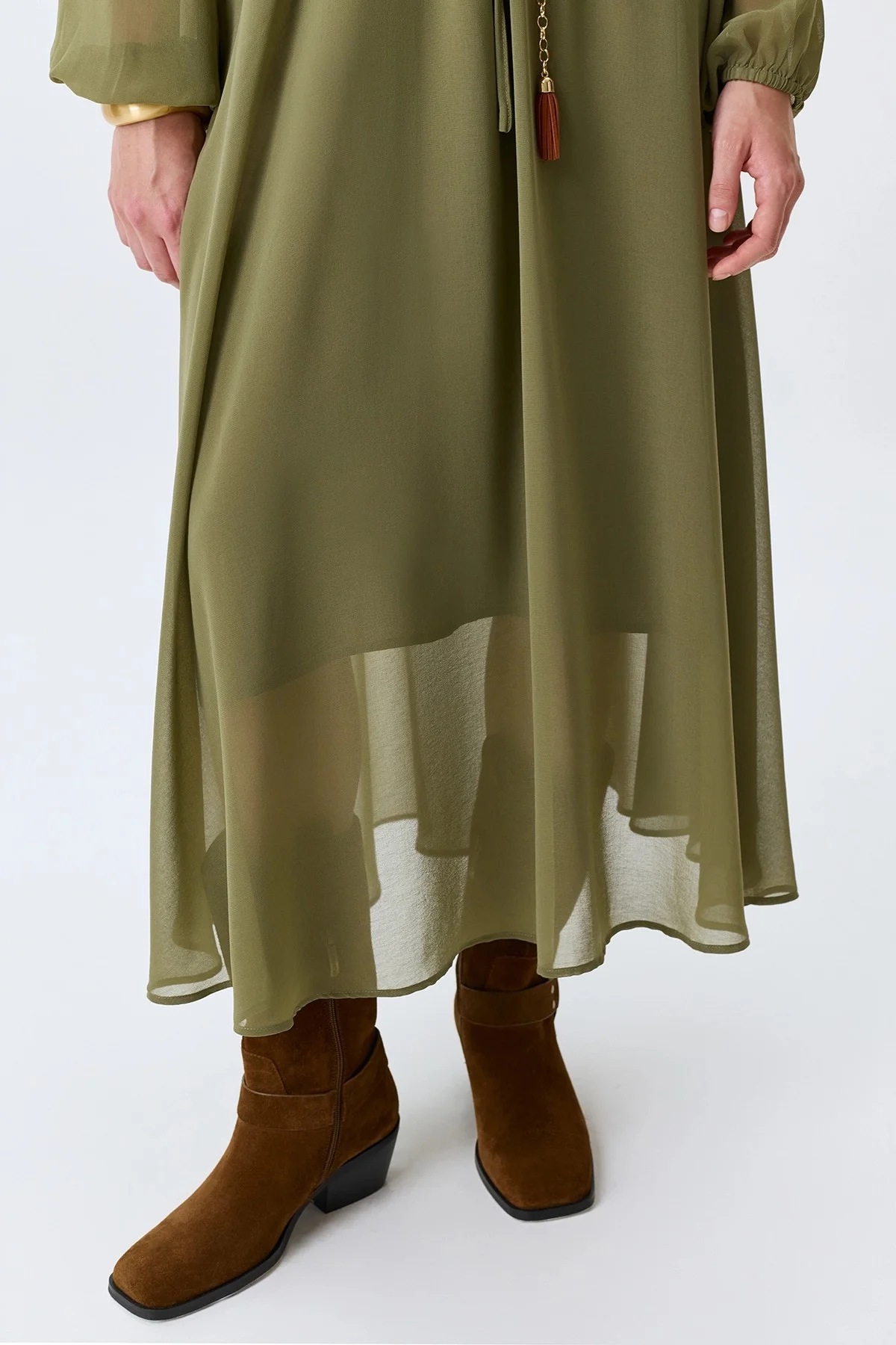 Романтичное платье в стиле "Бохо", 50