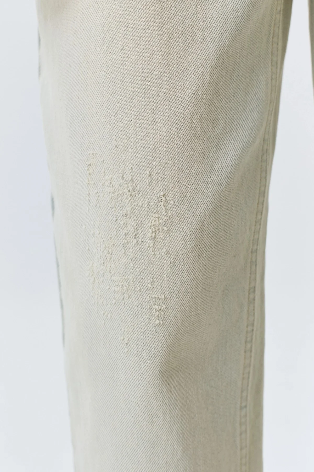 Джинсы-бананы с декором, 50