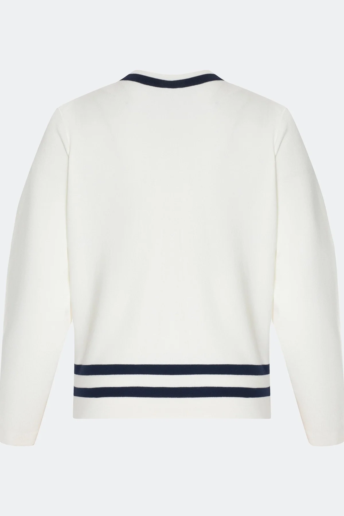 Кардиган с контрастными полосками, 38