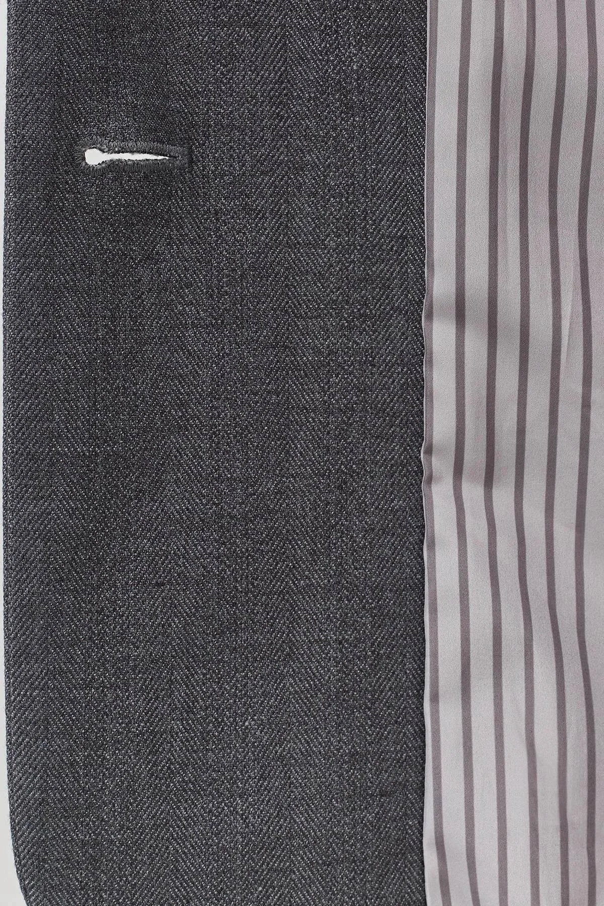 Однобортный жакет с тенселем и шерстью, 44