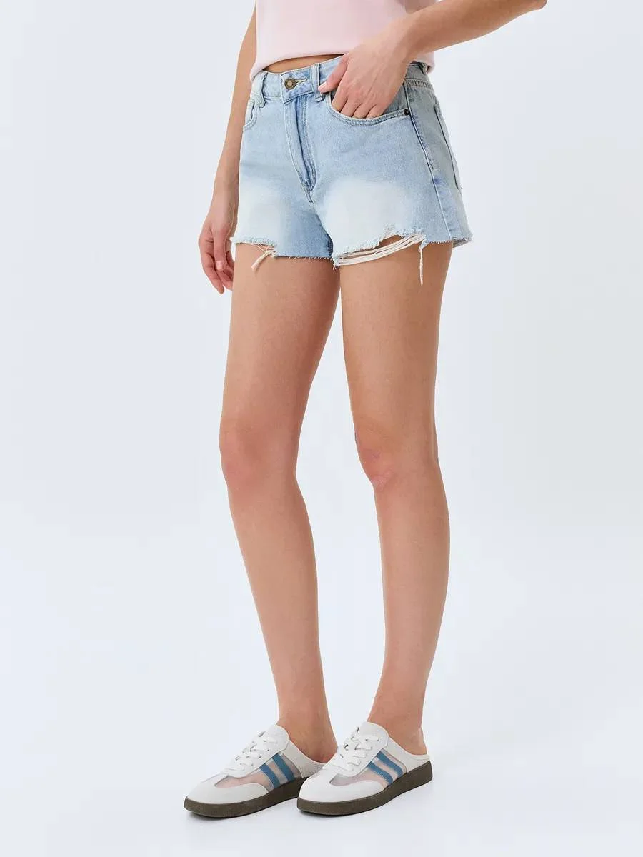 Шорты джинсовые короткие, 42