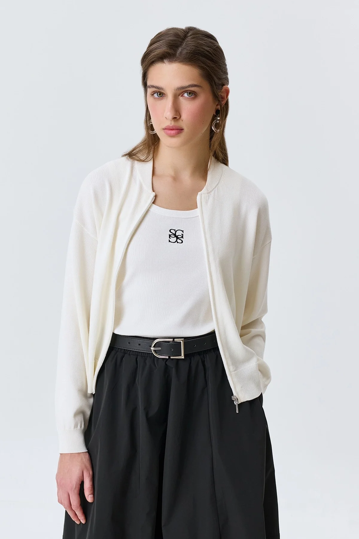 Вязаный бомбер, 46