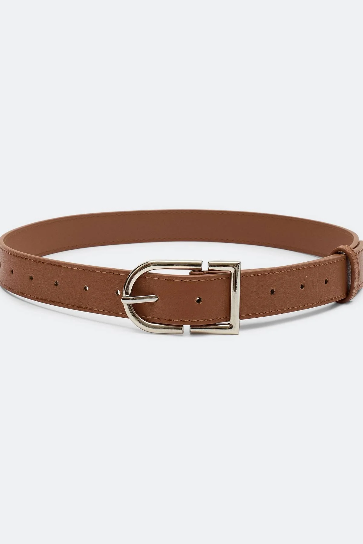 Базовый ремень с акцентной пряжкой, S