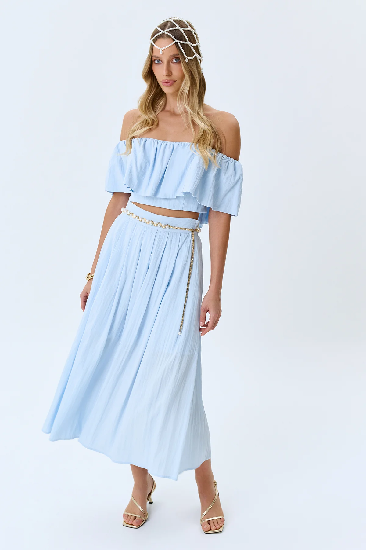 Юбка клеш из района, 44