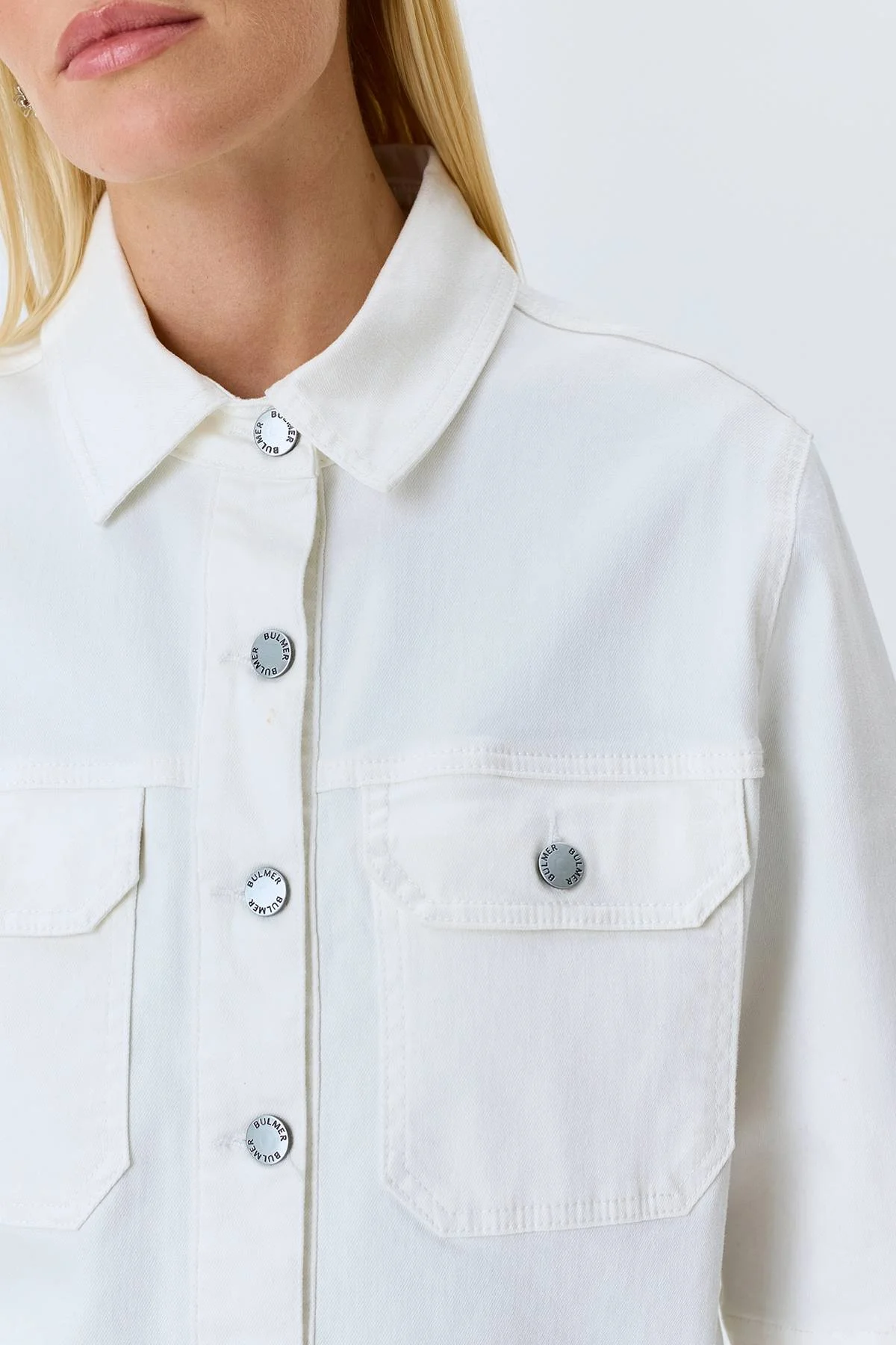 Укороченный джинсовый жакет, 38