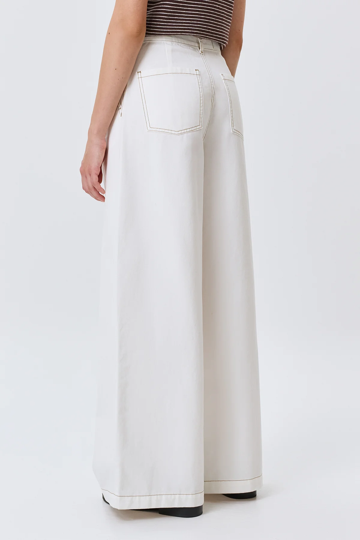 Джинсы широкие палаццо, 42