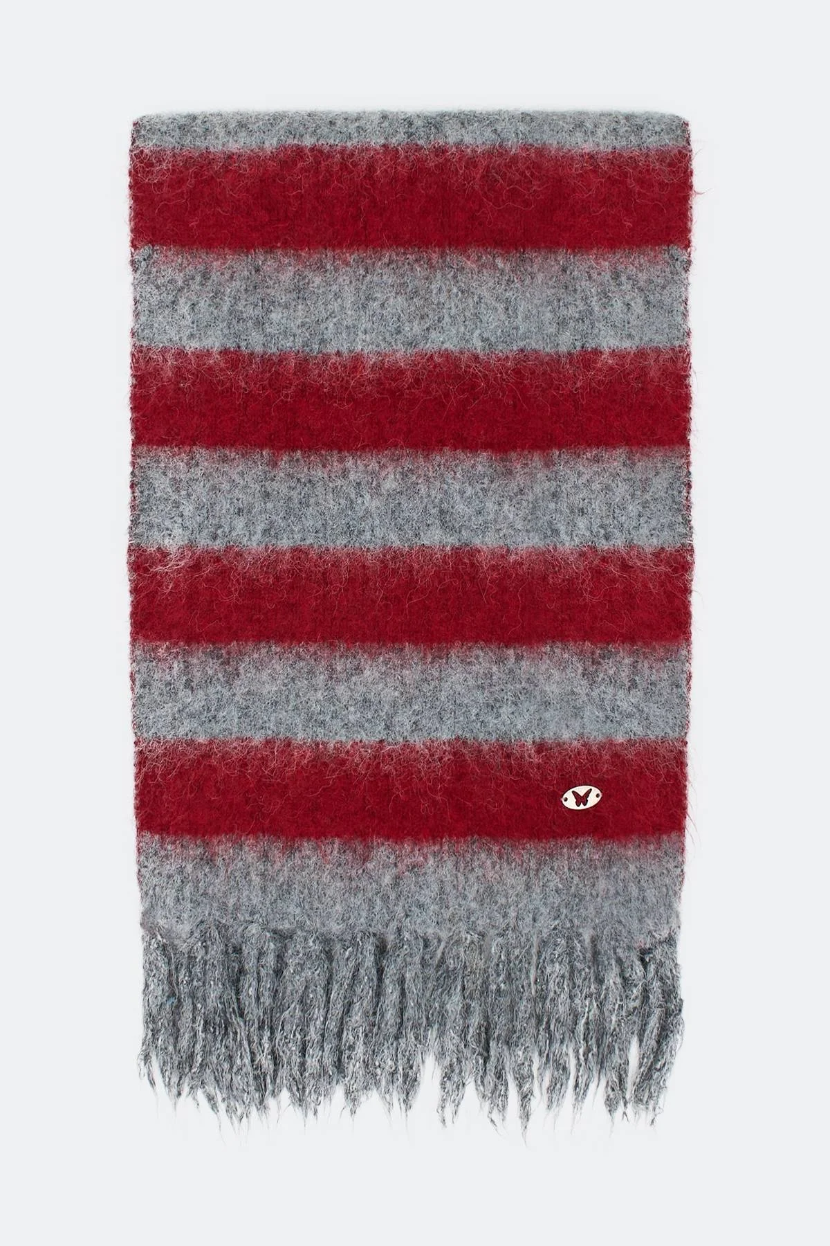 Яркий шарф в полоску, One