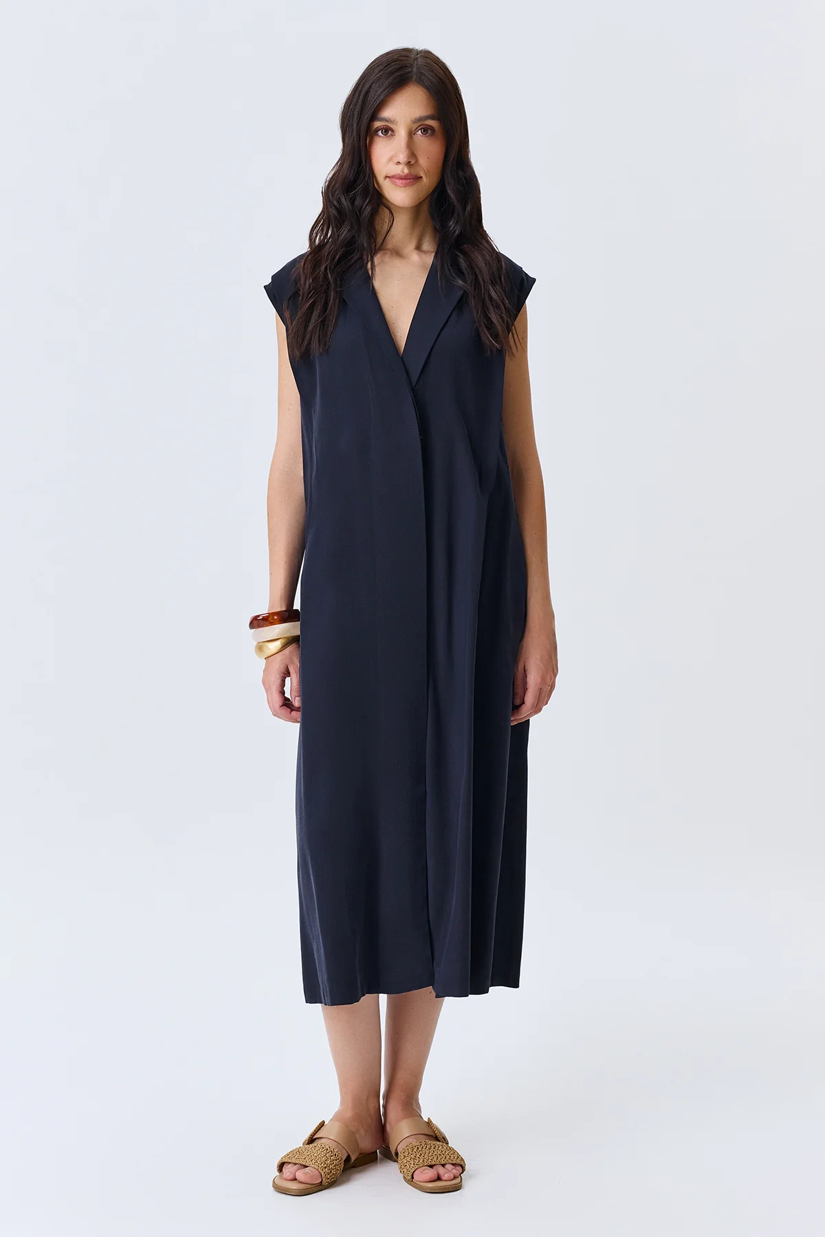 Платье миди повседневное, 52