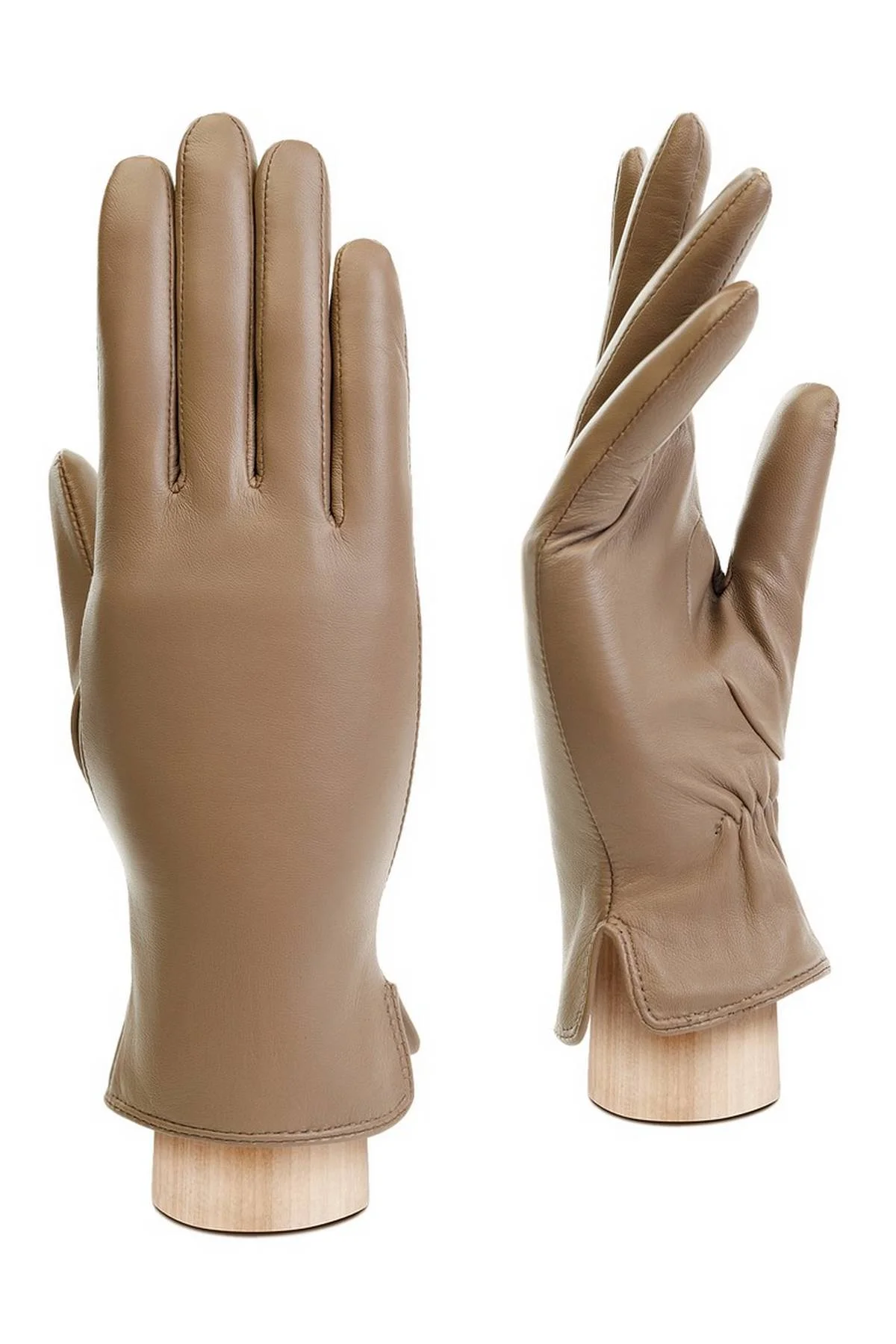 Перчатки темно-бежевые, 8