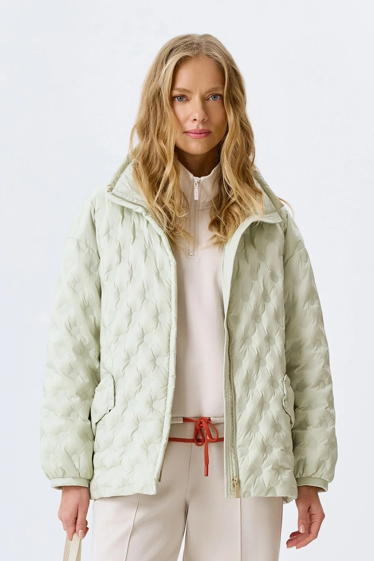 Куртка Oversize с фантазийной стежкой, 44