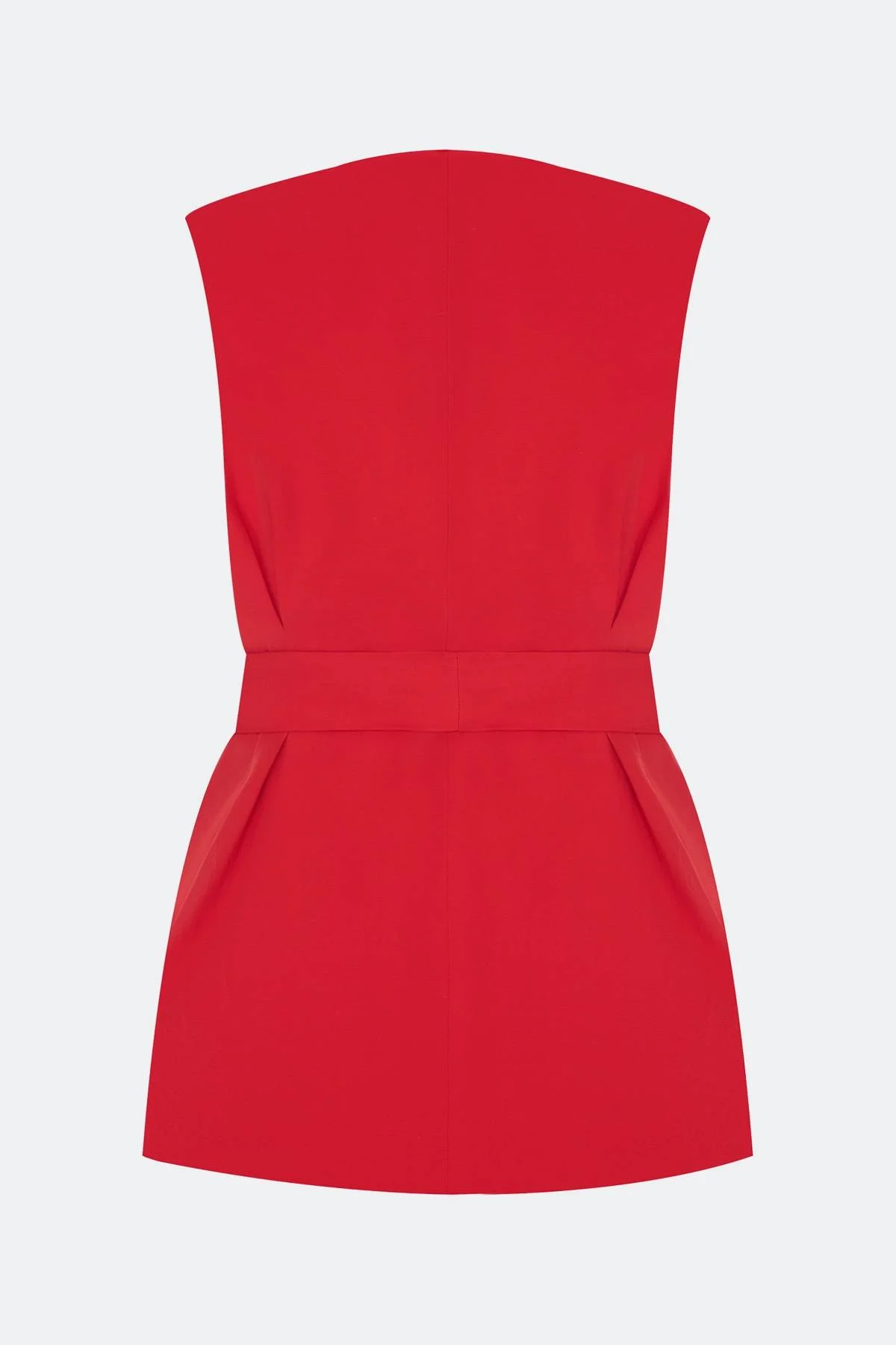 Удлиненный жилет с акцентными складками, 42