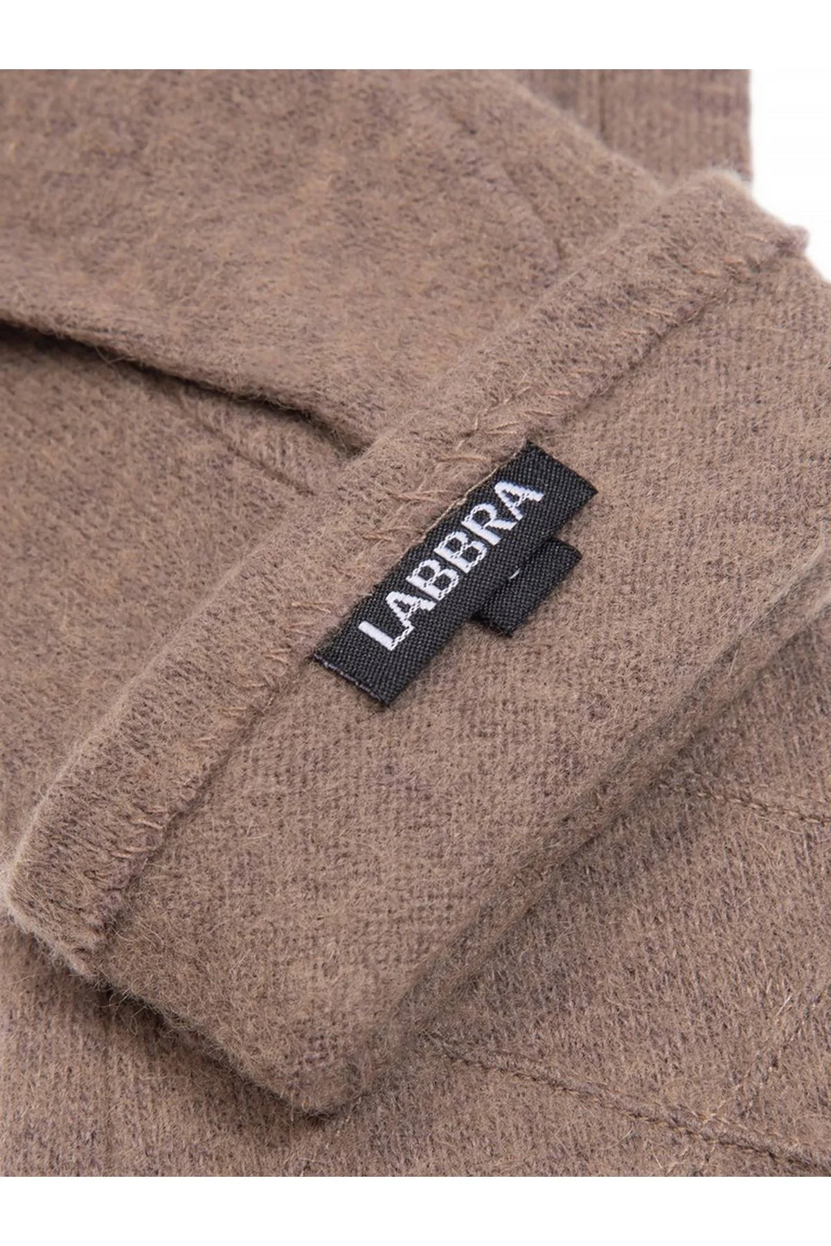 Перчатки серо-коричневые, S