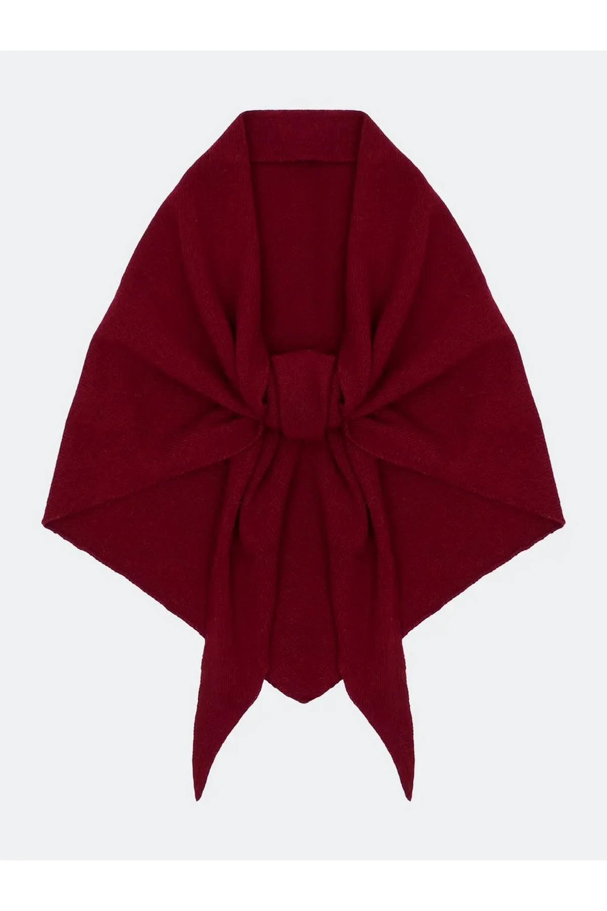 Косынка бордовая, One