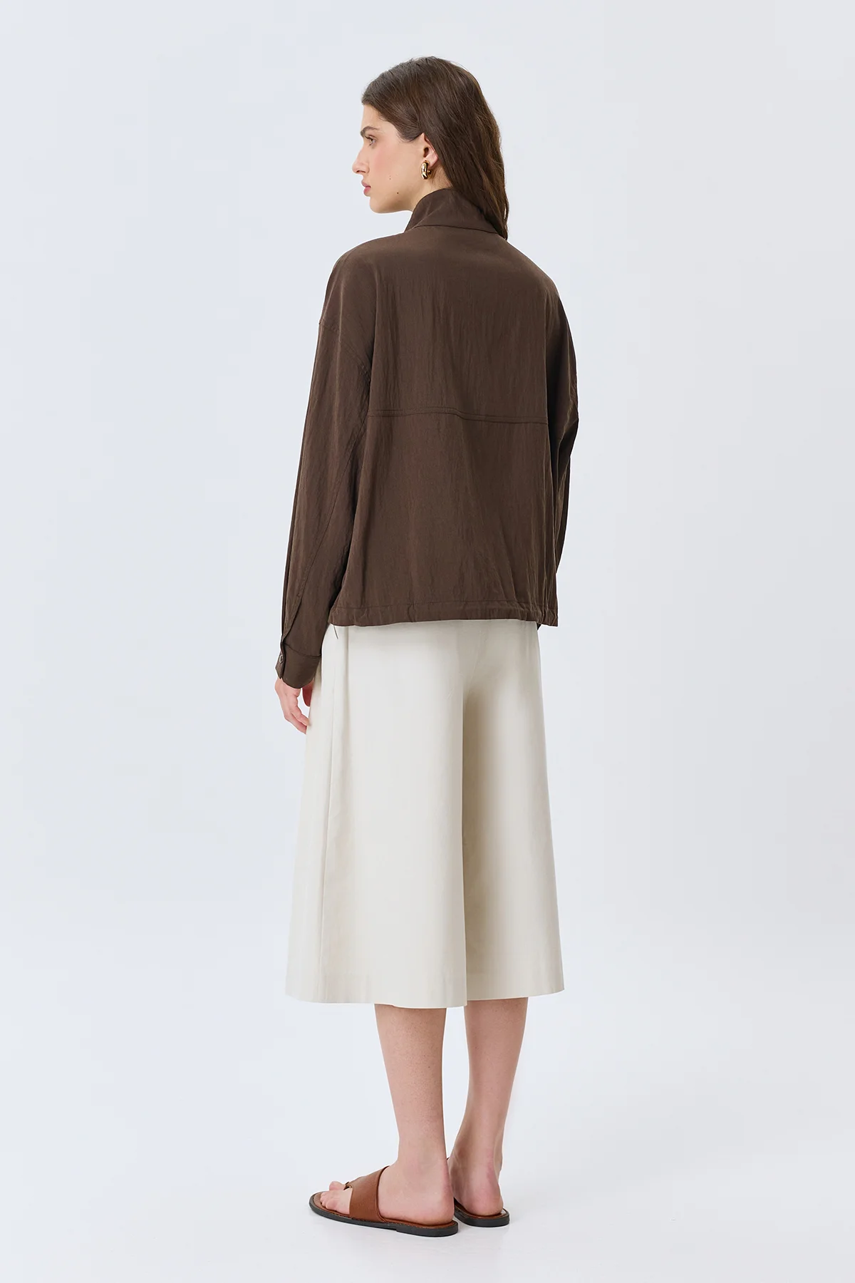 Удлиненные бермуды из лиоцелла и хлопка, 52