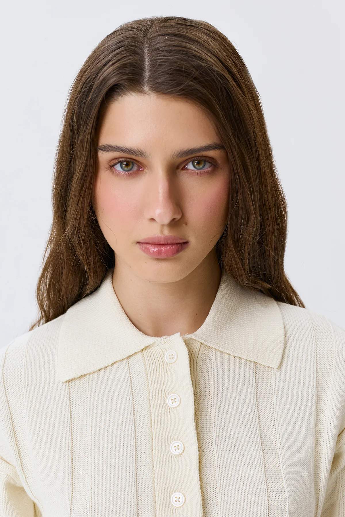 Поло в рубчик из 100% хлопка, 42