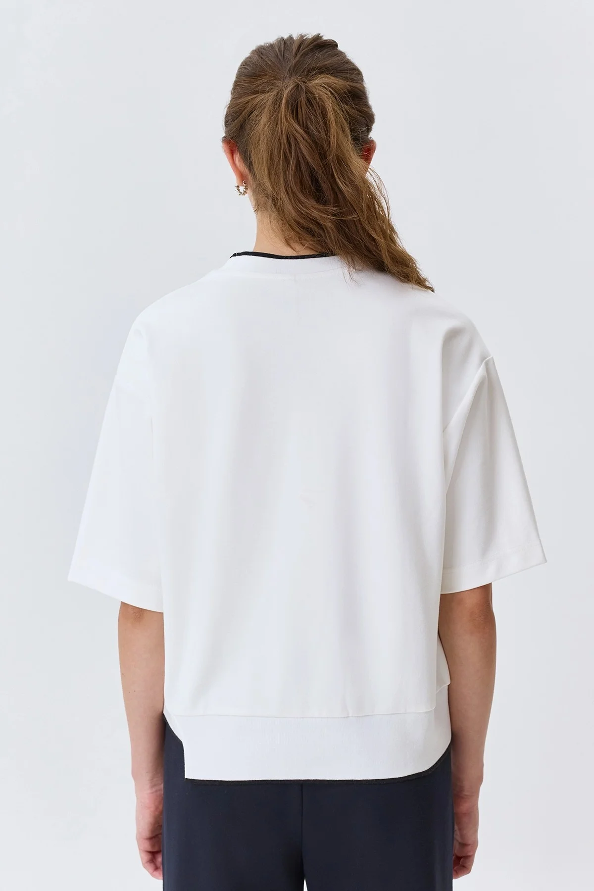 Oversize джемпер из вискозы, 48