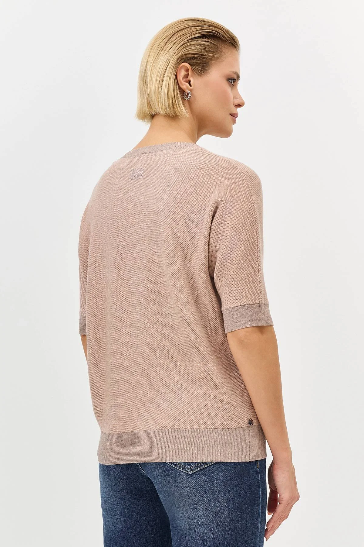 Тонкий джемпер с ангорой, 44