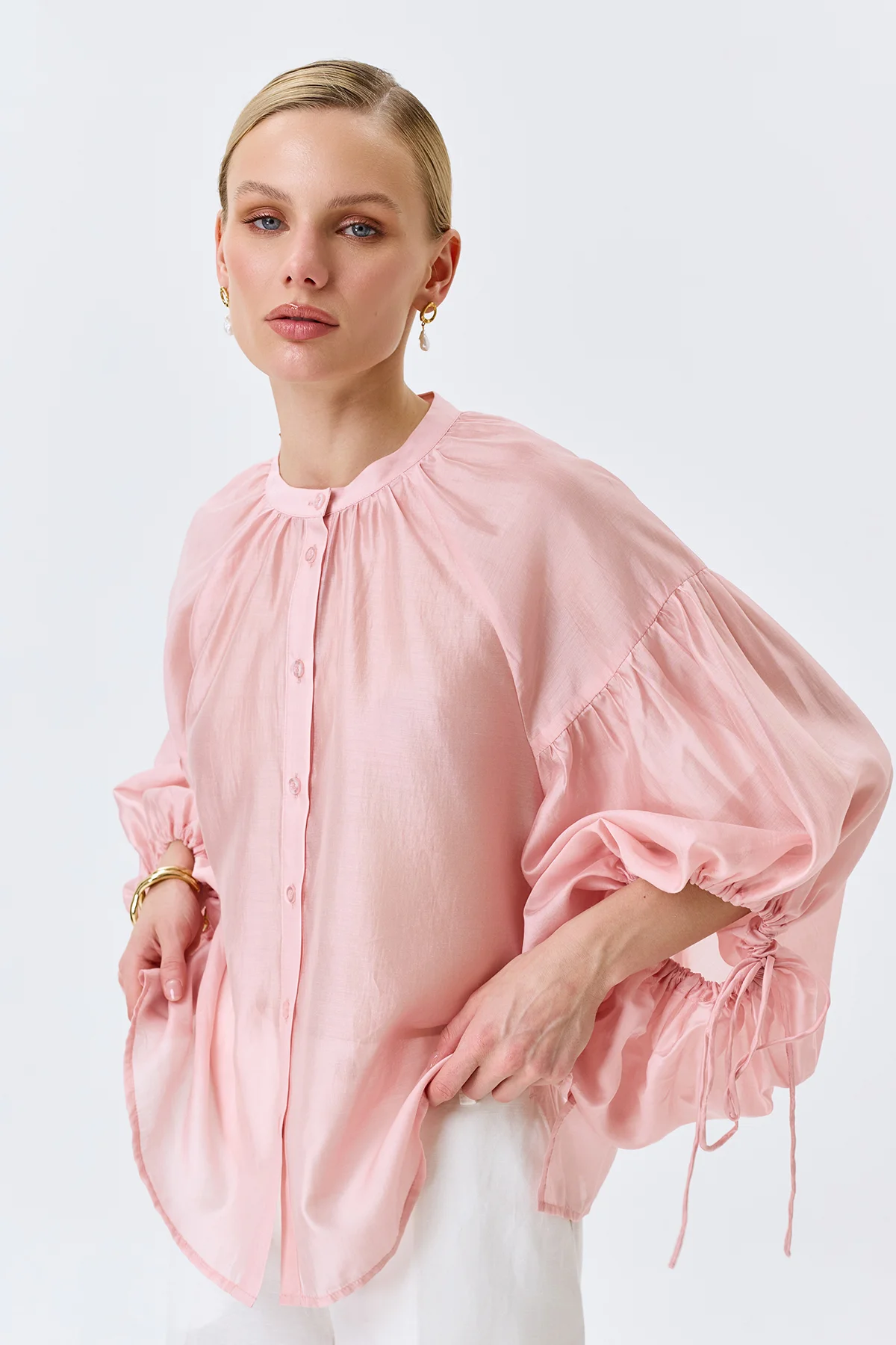 Романтичная блузка в стиле "Бохо-шик", 40