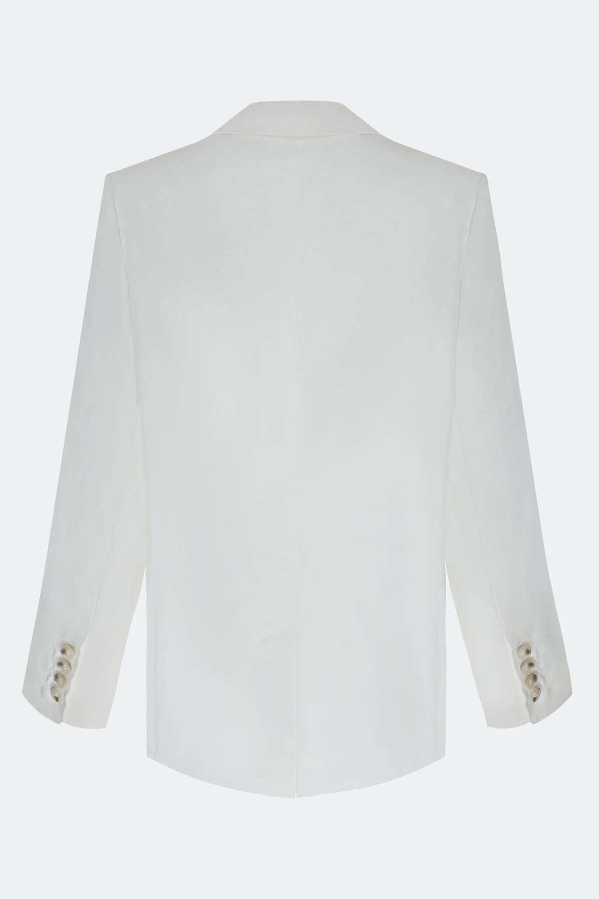 Льняной однобортный жакет, 46