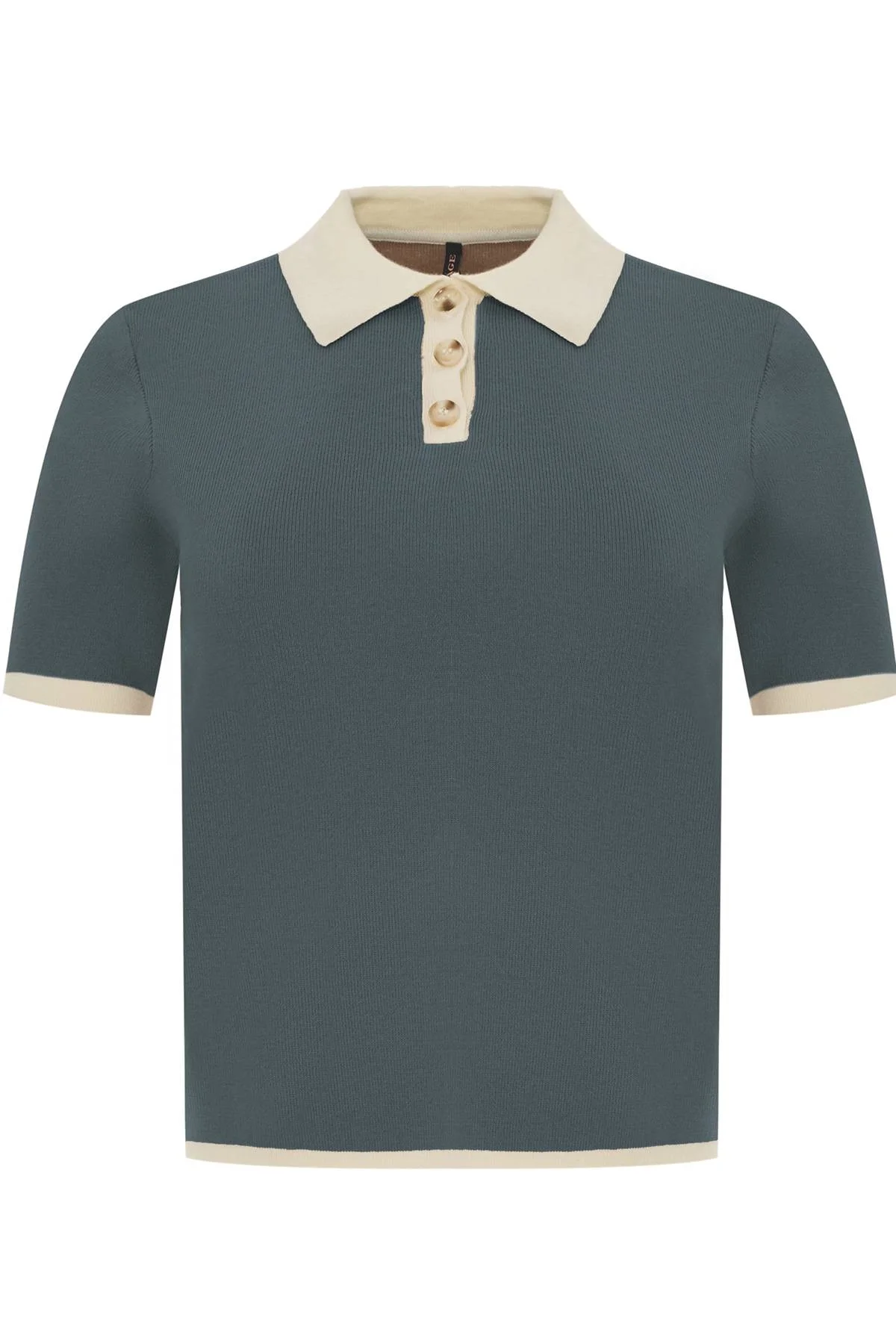 Лимитированая серия поло с контрастными деталями и ремнем, 50