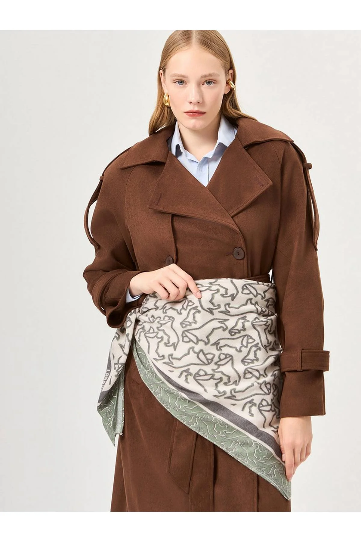 Платок зеленый, One