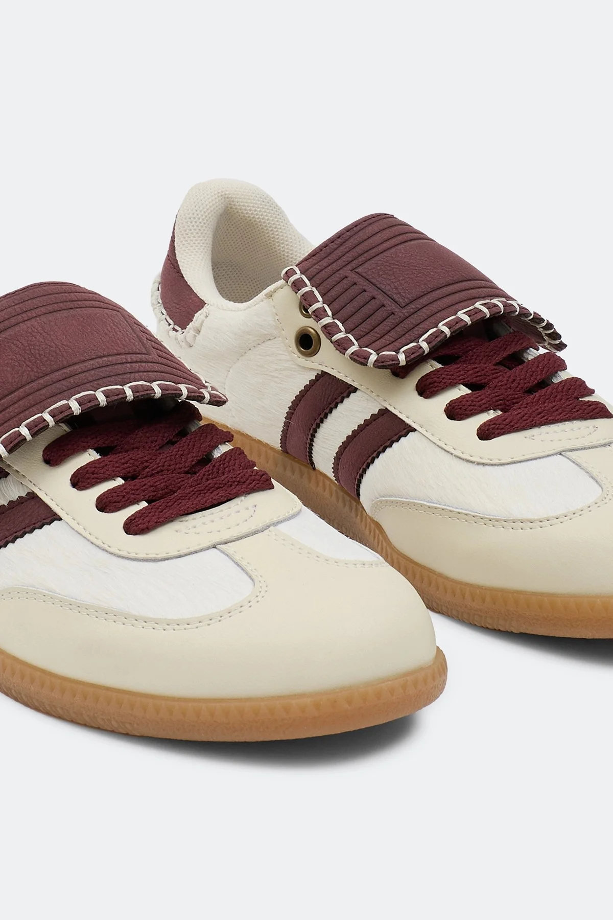 Кеды из комбинированной кожи, 38