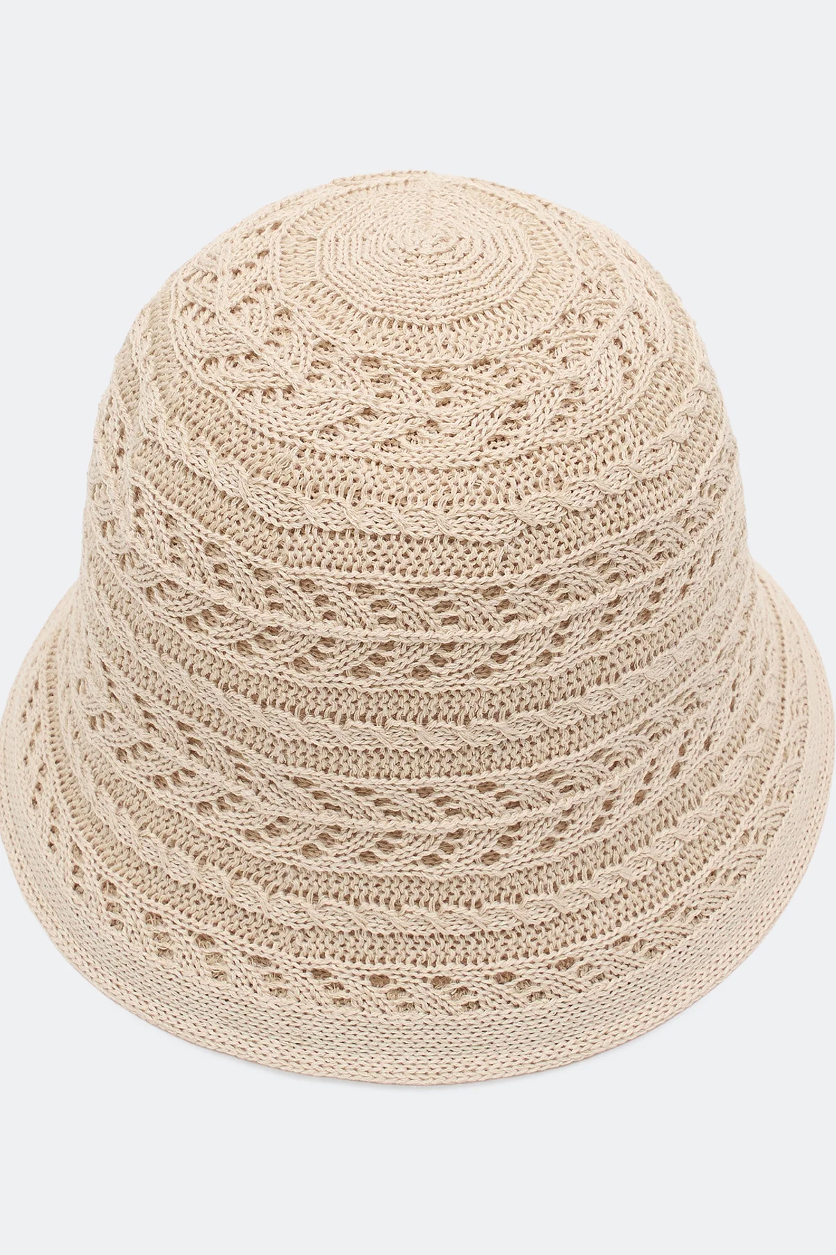 Светлая ажурная панама, One