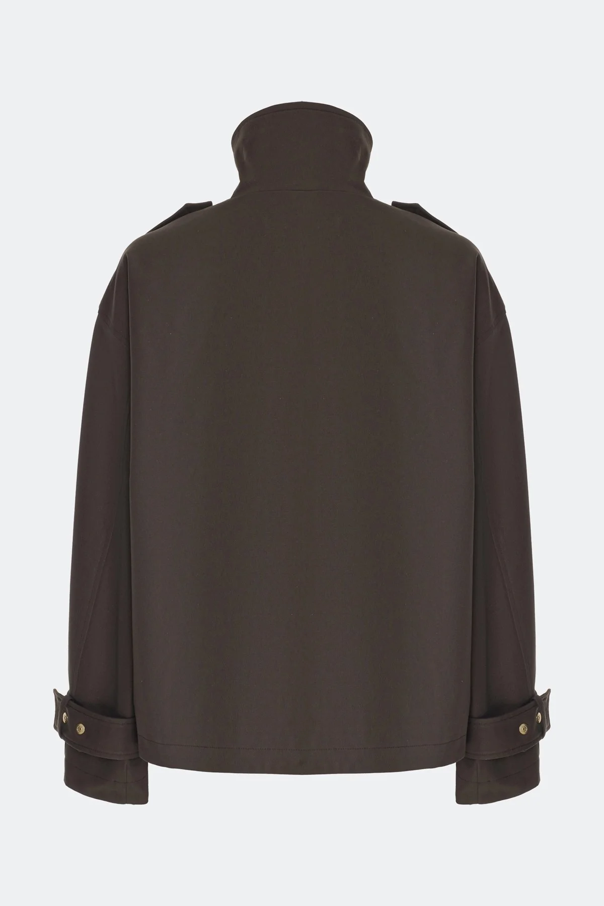 Ветровка с высоким воротником стойкой, 46