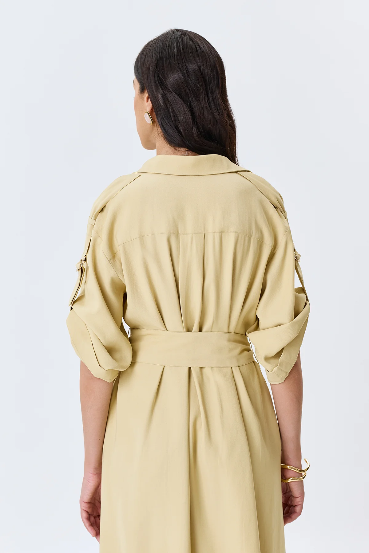 Приталенное платье-рубашка, 42