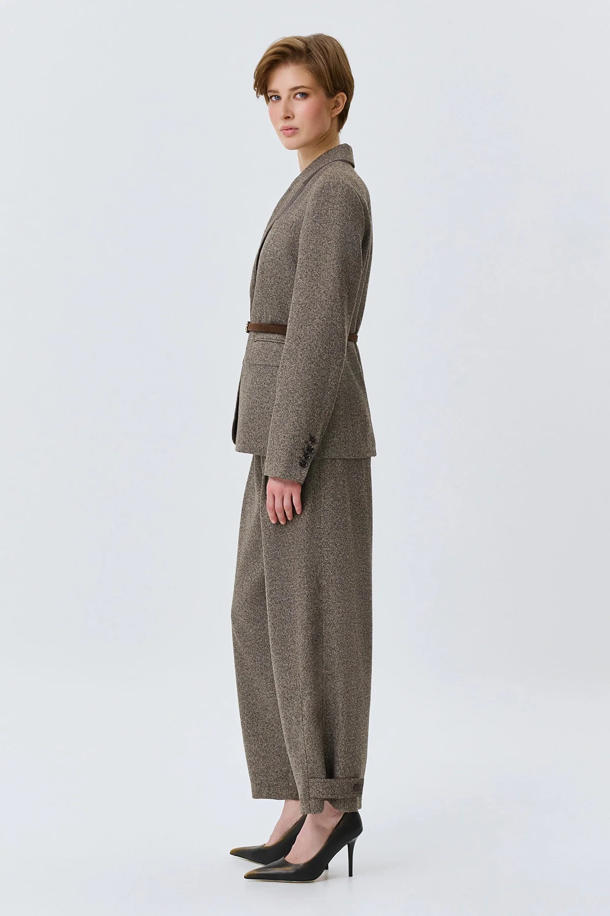 Классический жакет с узором Herringbone, 52