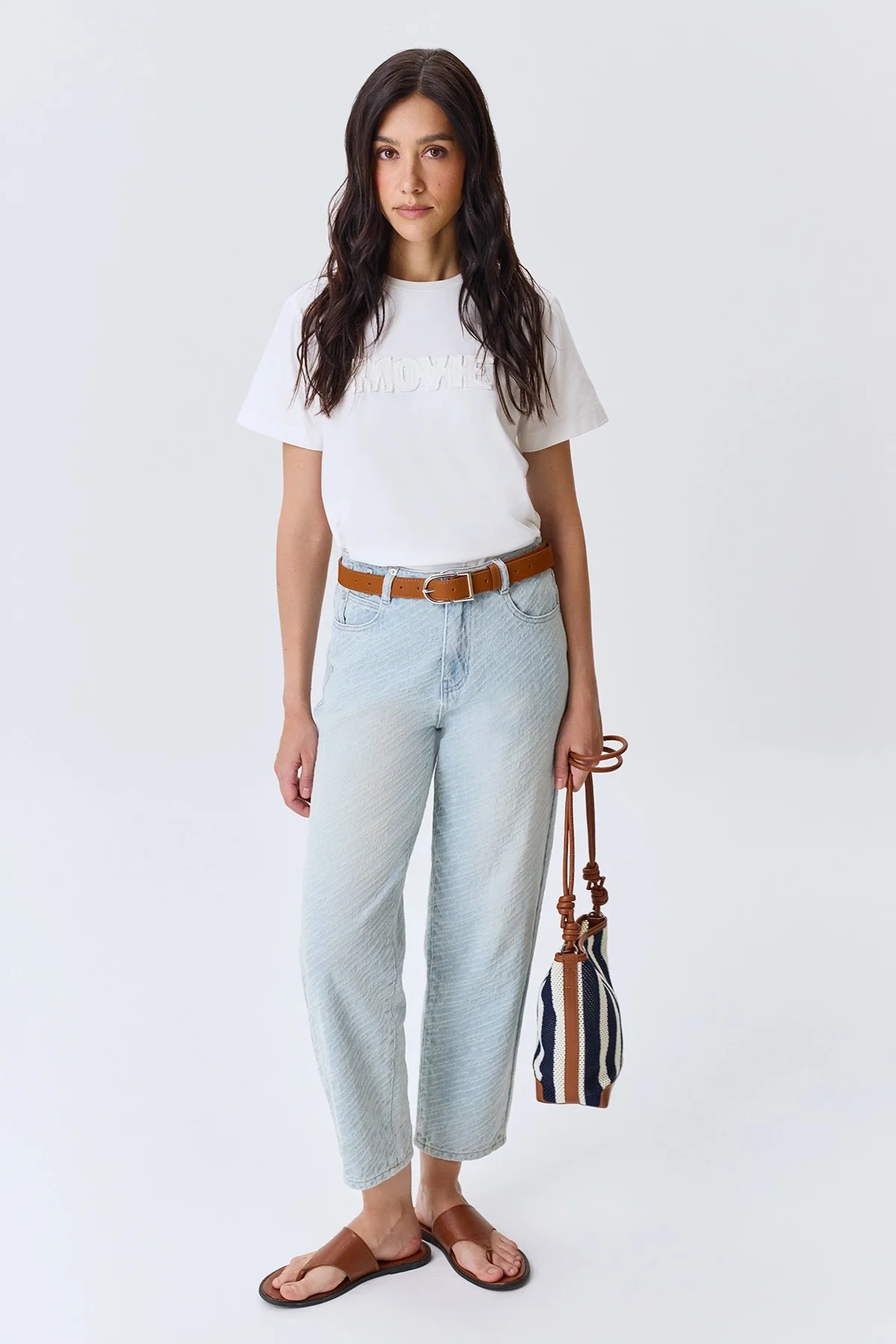 Базовый ремень с акцентной пряжкой, M