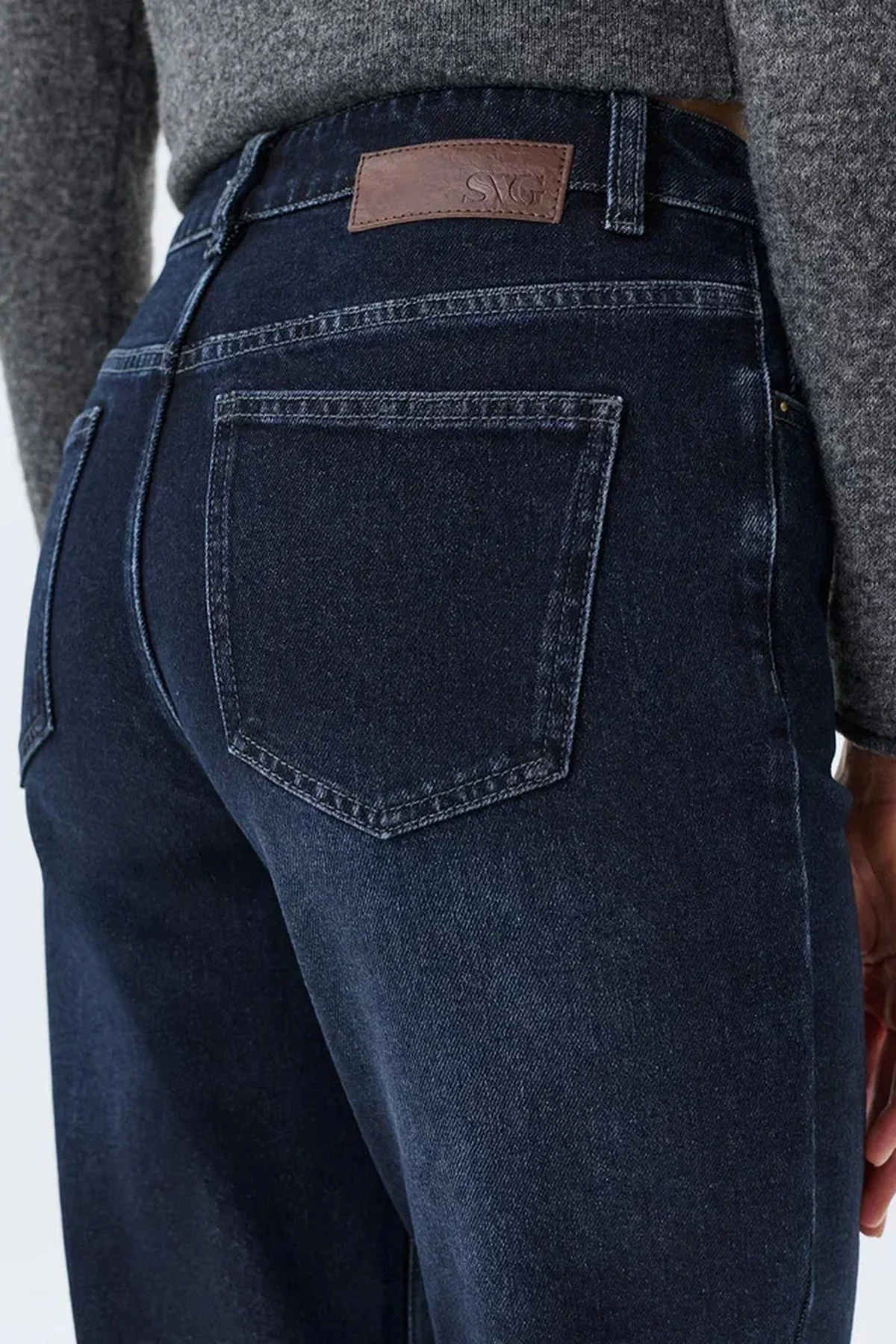 Темно-синие джинсы Slim fit, 52