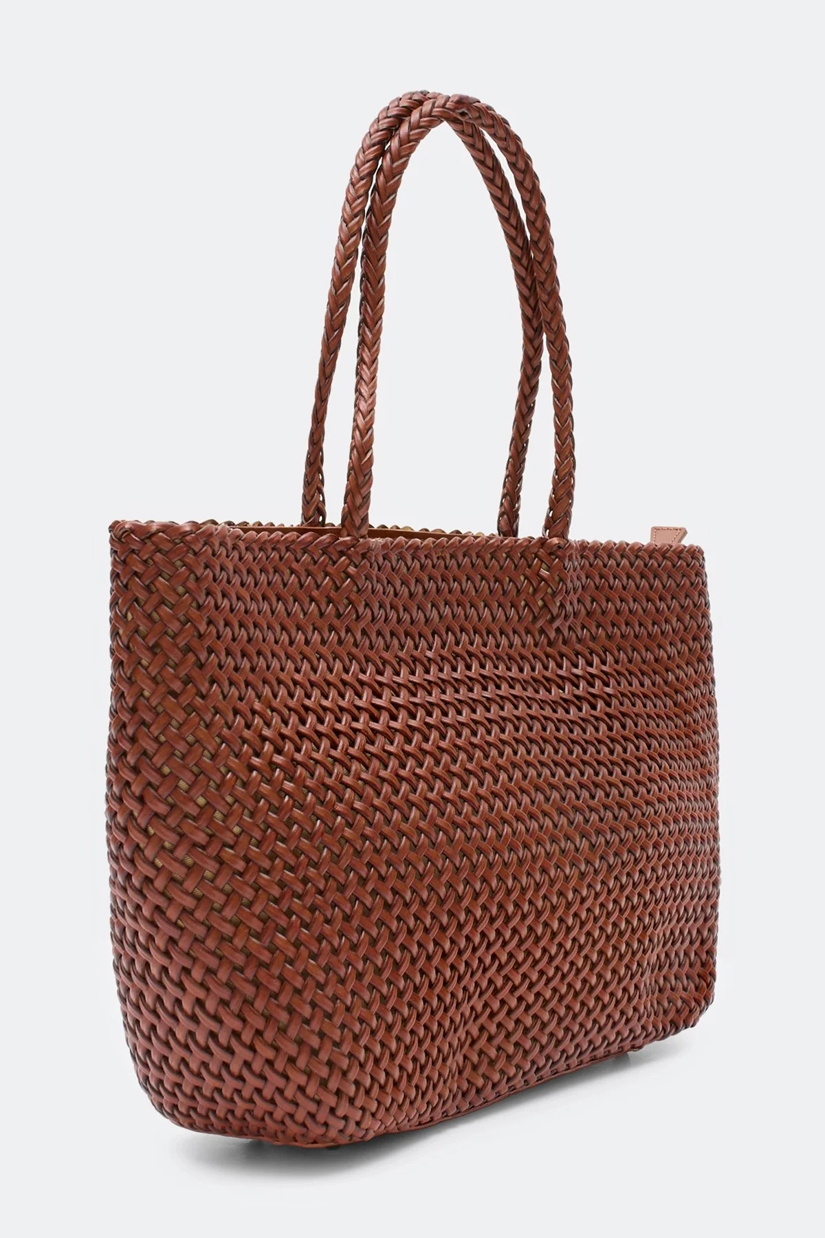 Плетеная сумка из натуральной кожи, One