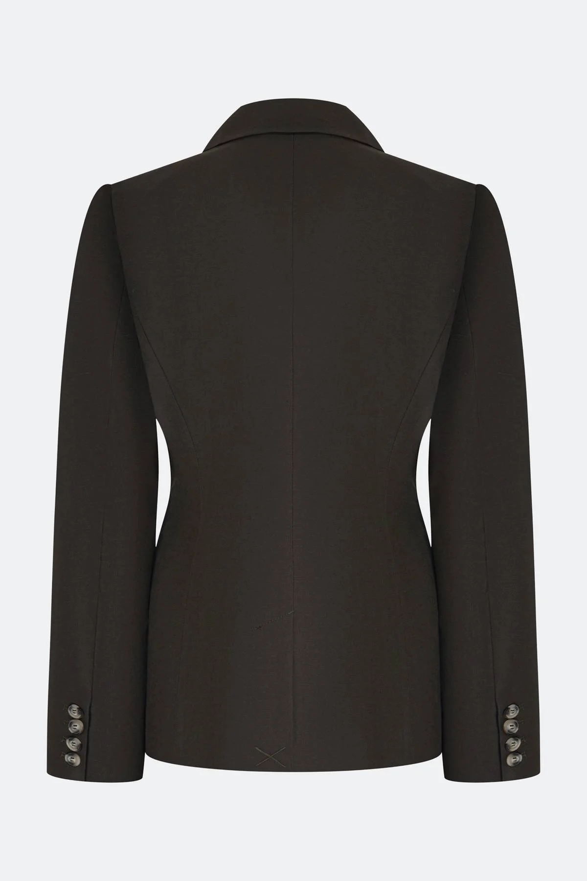 Двубортный льняной жакет, 44