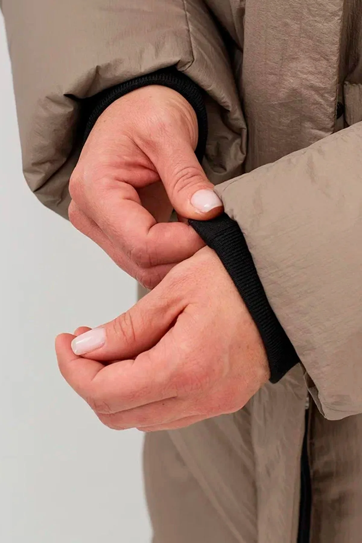 Пальто на натуральном утеплителе с контрастными деталями, 52р